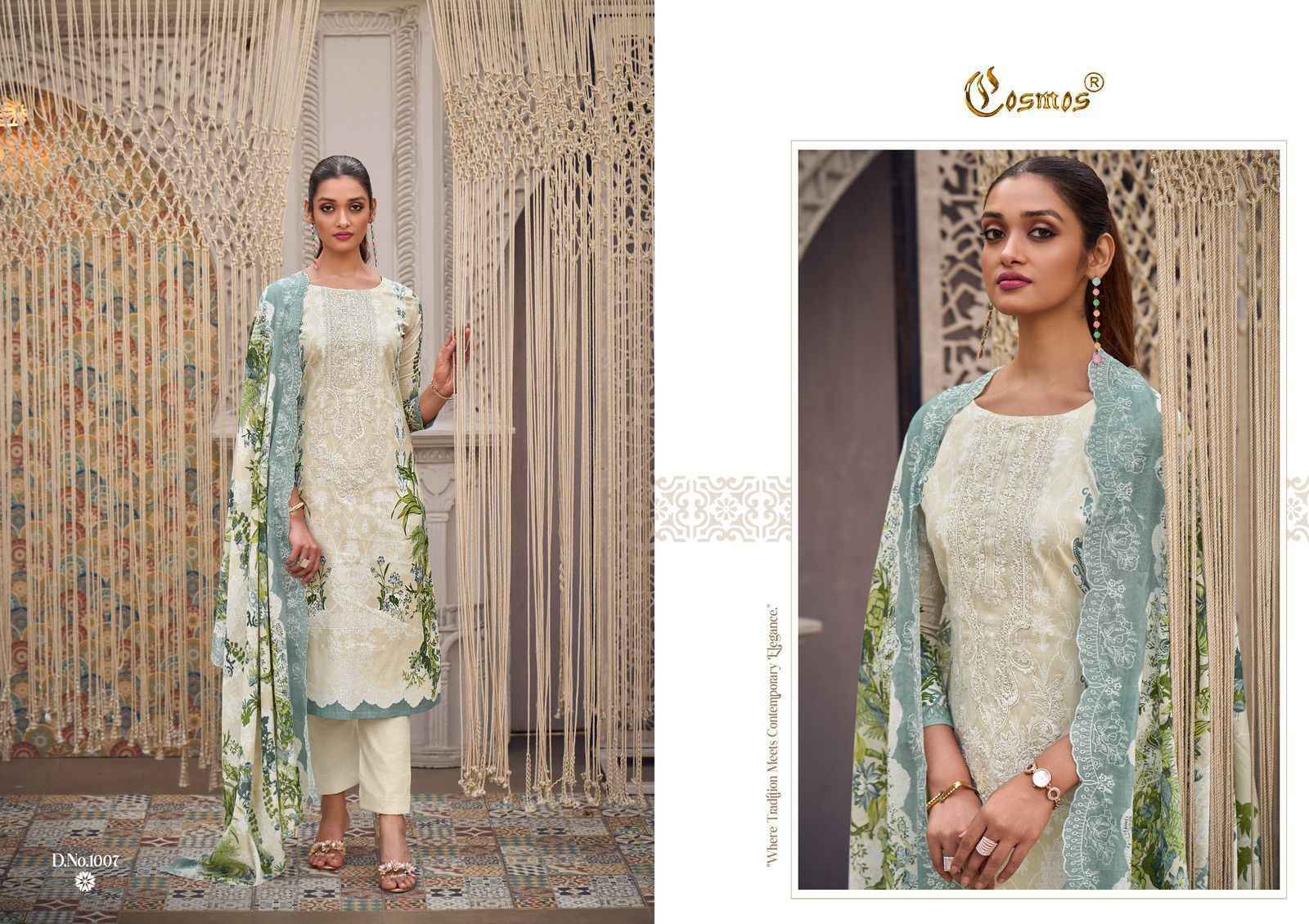 Cosmos Needle Wonder Vol 1 Lawn Cotton Salwar kameez Wholesale price ( 8 Pcs Catalog )