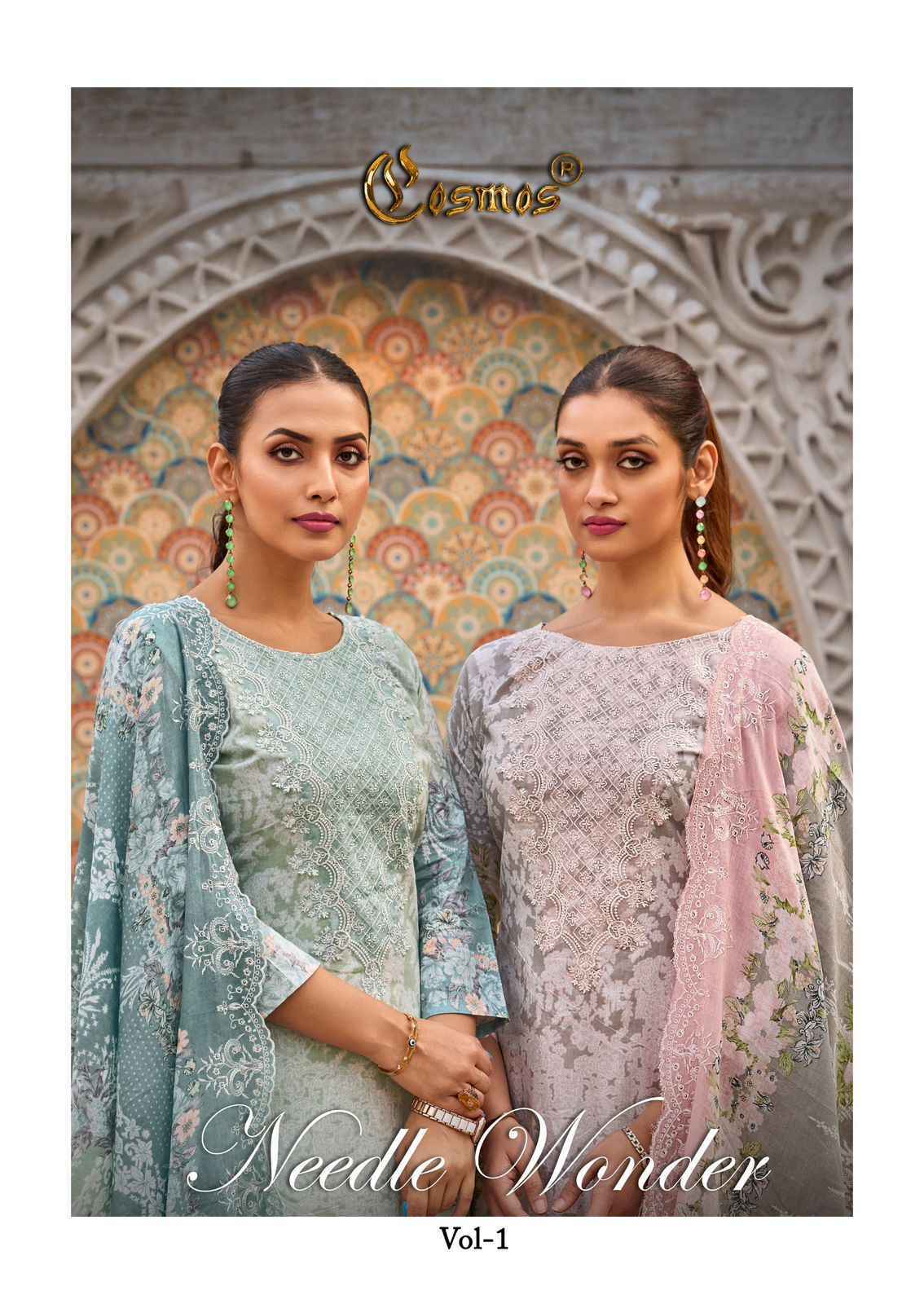 Cosmos Needle Wonder Vol 1 Lawn Cotton Salwar kameez Wholesale price ( 8 Pcs Catalog )