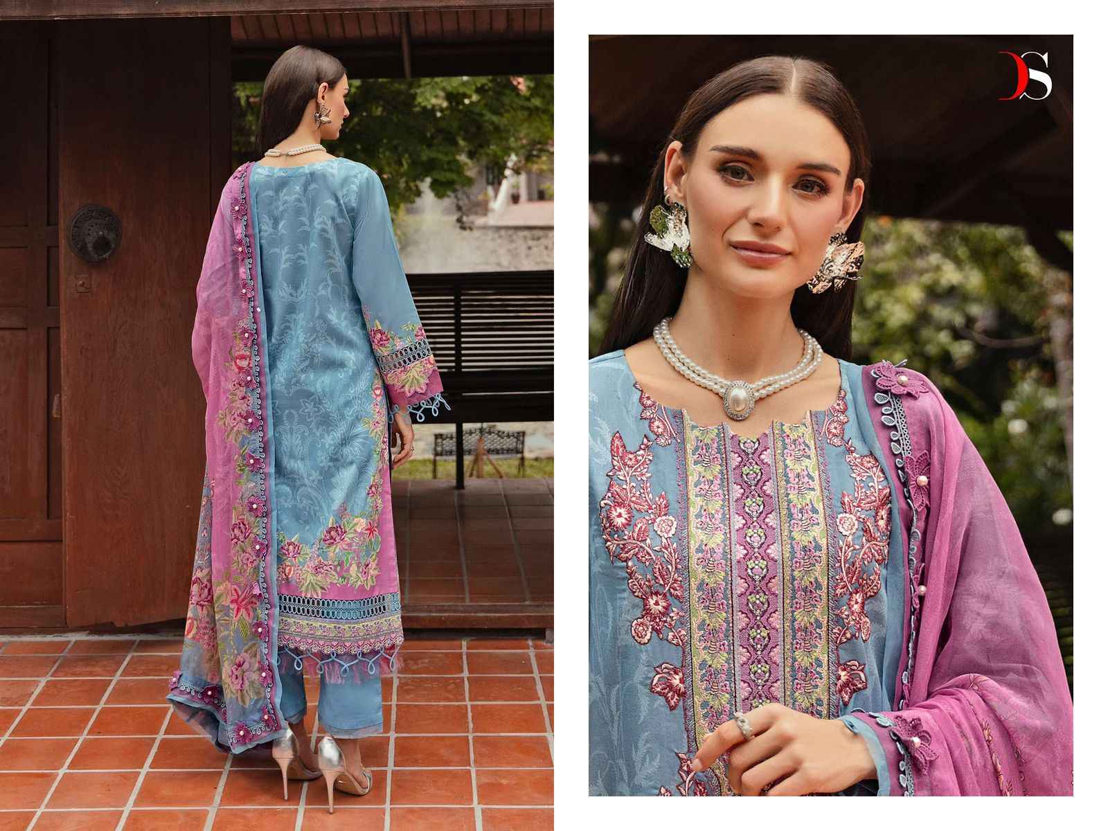 Deepsy Bliss Lawn Vol 24-2 Cotton Salwar Kameez Wholesale Price ( 8 Pcs Catalog )