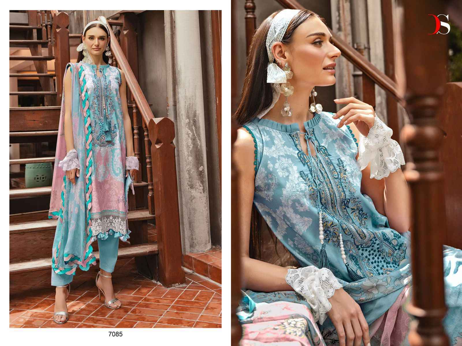 Deepsy Bliss Lawn Vol 24-2 Cotton Salwar Kameez Wholesale Price ( 8 Pcs Catalog )