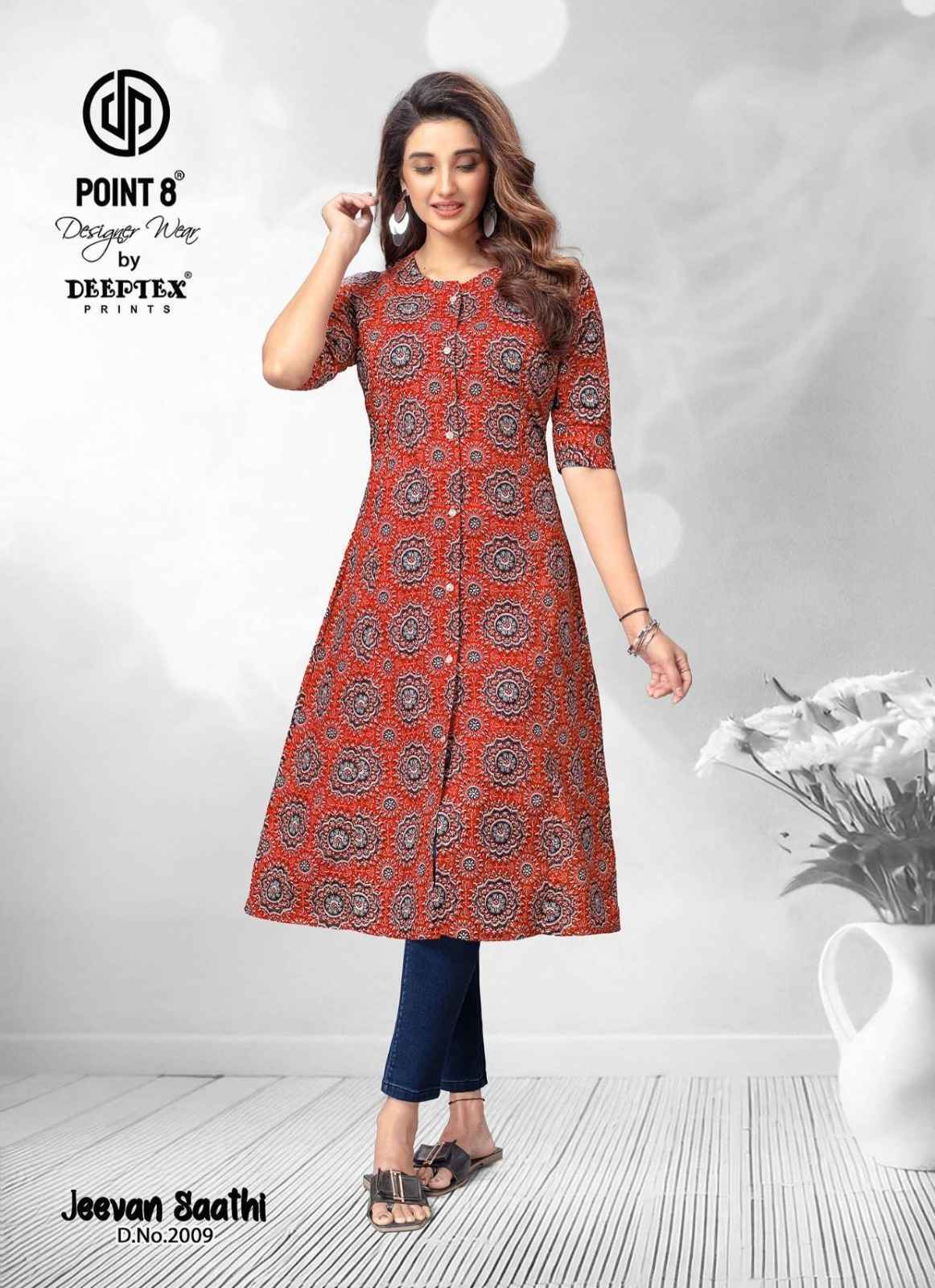 Deeptex Jeevan Saathi Vol 2 Wholesale Cotton Kurti ( 10 pcs Catalogue )