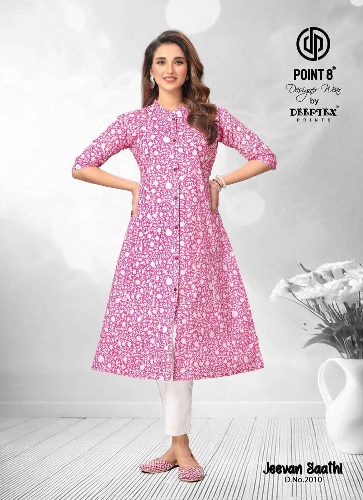 Deeptex Jeevan Saathi Vol 2 Wholesale Cotton Kurti ( 10 pcs Catalogue )
