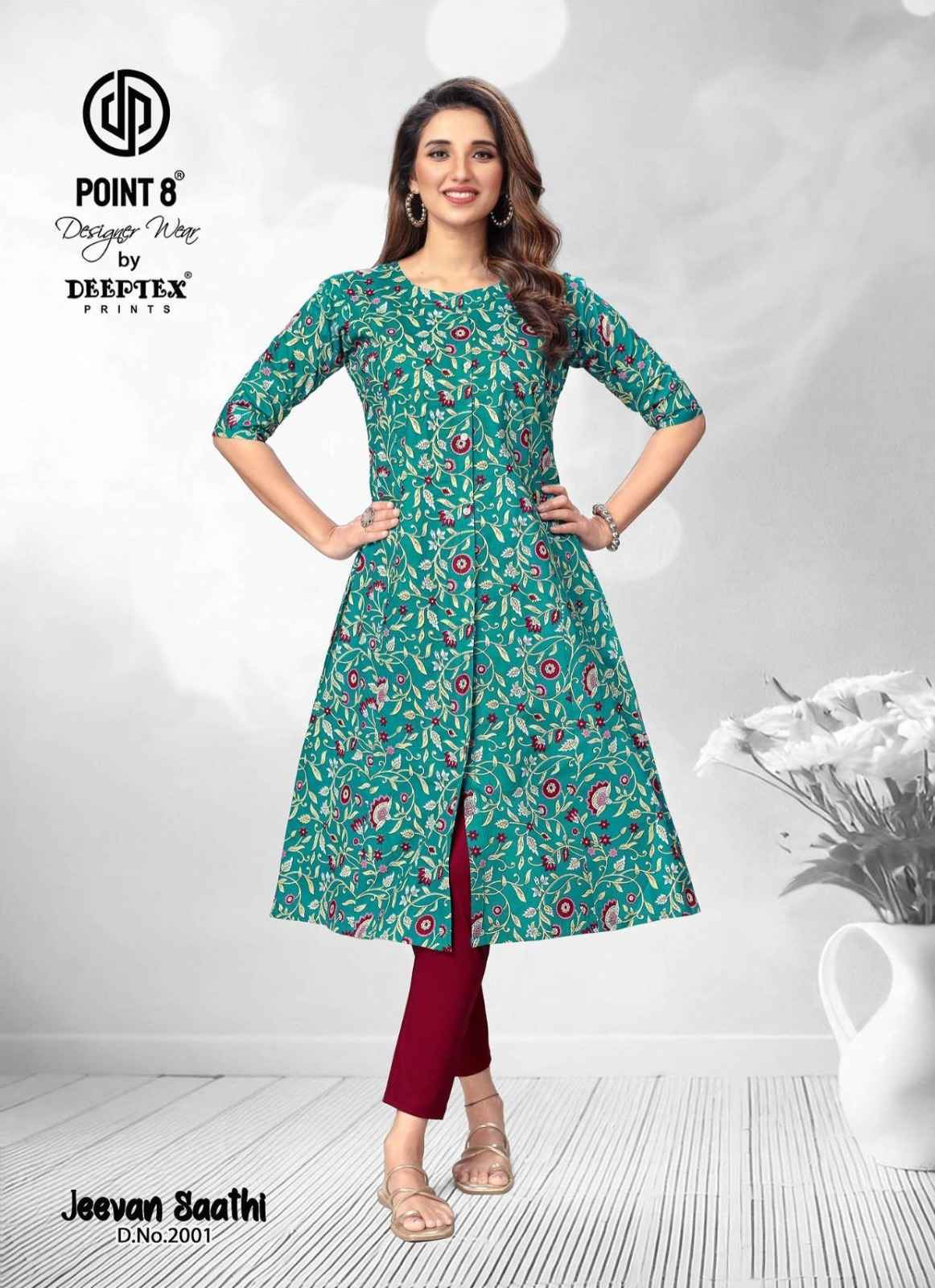 Deeptex Jeevan Saathi Vol 2 Wholesale Cotton Kurti ( 10 pcs Catalogue )