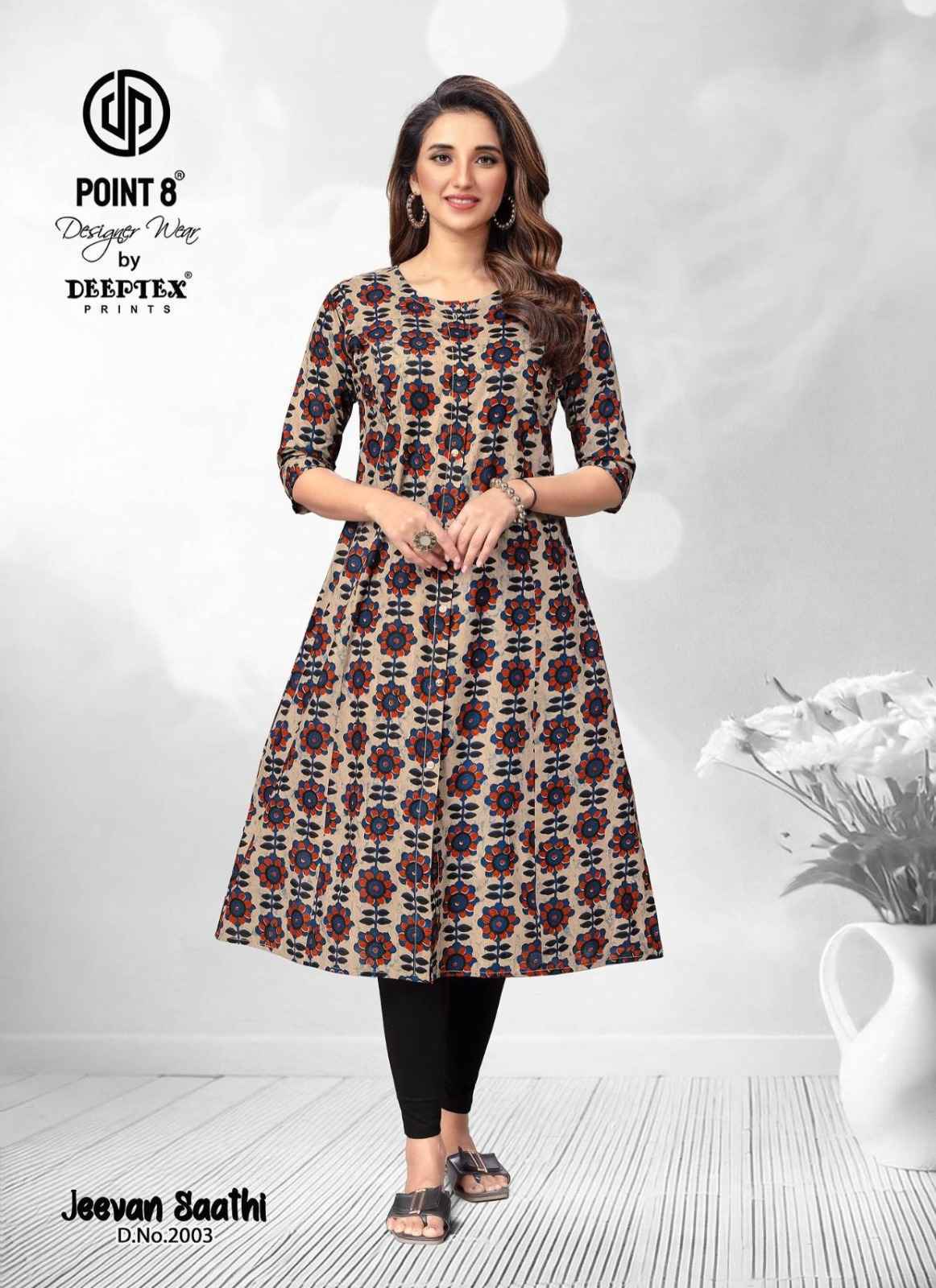 Deeptex Jeevan Saathi Vol 2 Wholesale Cotton Kurti ( 10 pcs Catalogue )