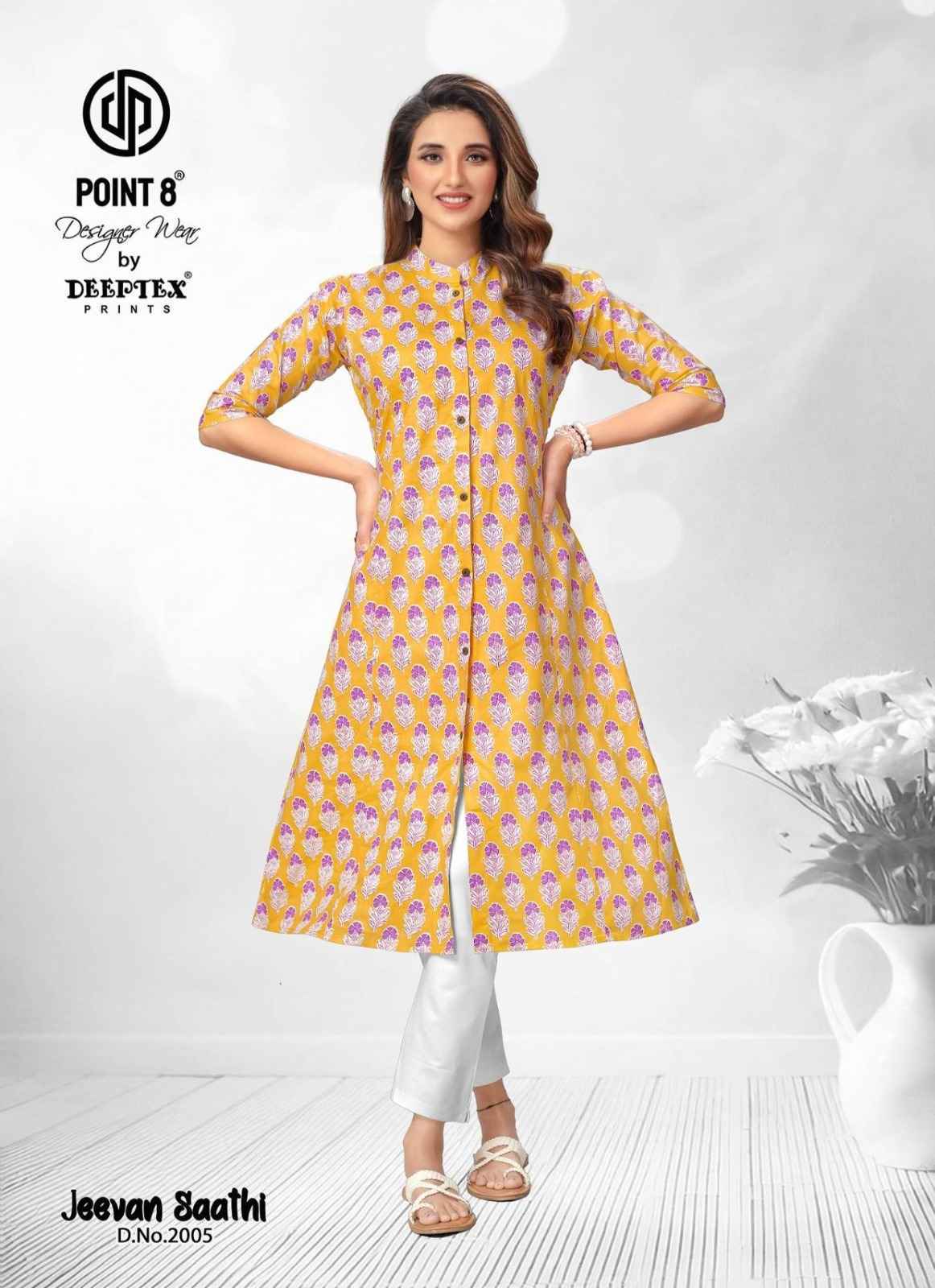 Deeptex Jeevan Saathi Vol 2 Wholesale Cotton Kurti ( 10 pcs Catalogue )