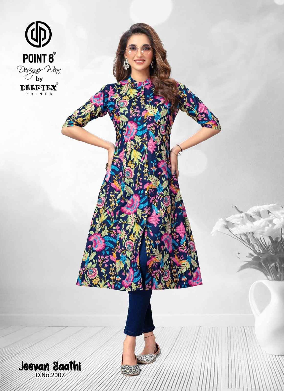 Deeptex Jeevan Saathi Vol 2 Wholesale Cotton Kurti ( 10 pcs Catalogue )
