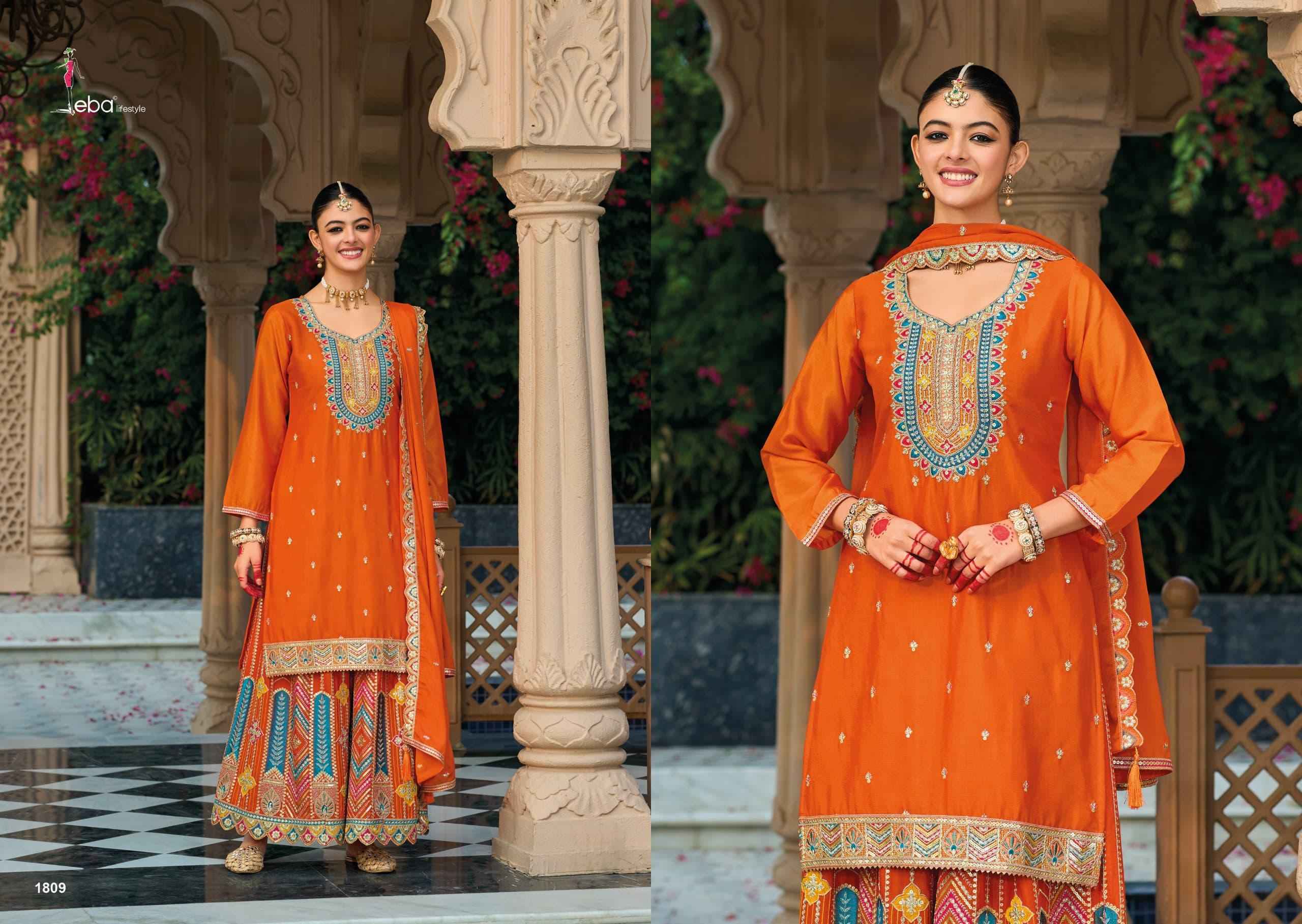 Eba Lifestyle Mohini Readymade Chinon Suit Salwar Kameez Wholesale Price ( 4 Pcs Catalog )