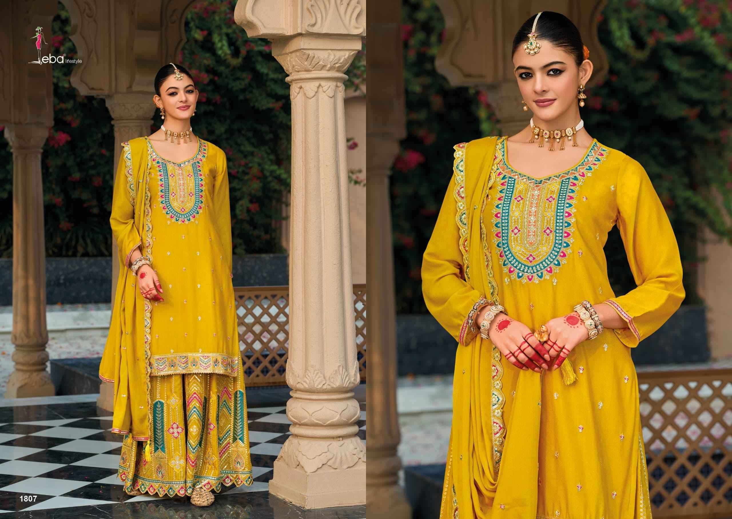 Eba Lifestyle Mohini Readymade Chinon Suit Salwar Kameez Wholesale Price ( 4 Pcs Catalog )