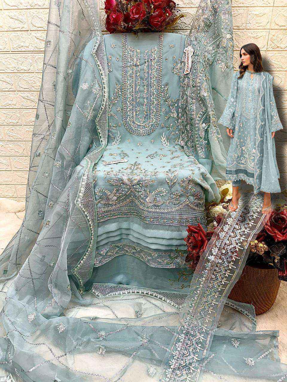 Fepic Rosemeen C 1700 Georgette Salwar Kameez Wholesale price ( 4 Pcs Catalog )