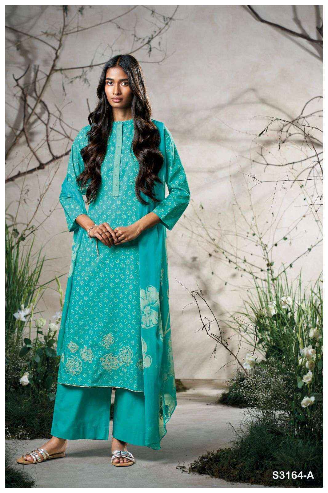 Ganga Arisha 3164 Cotton Salwar Kameez Wholesale Price ( 4 Pcs Catalog )