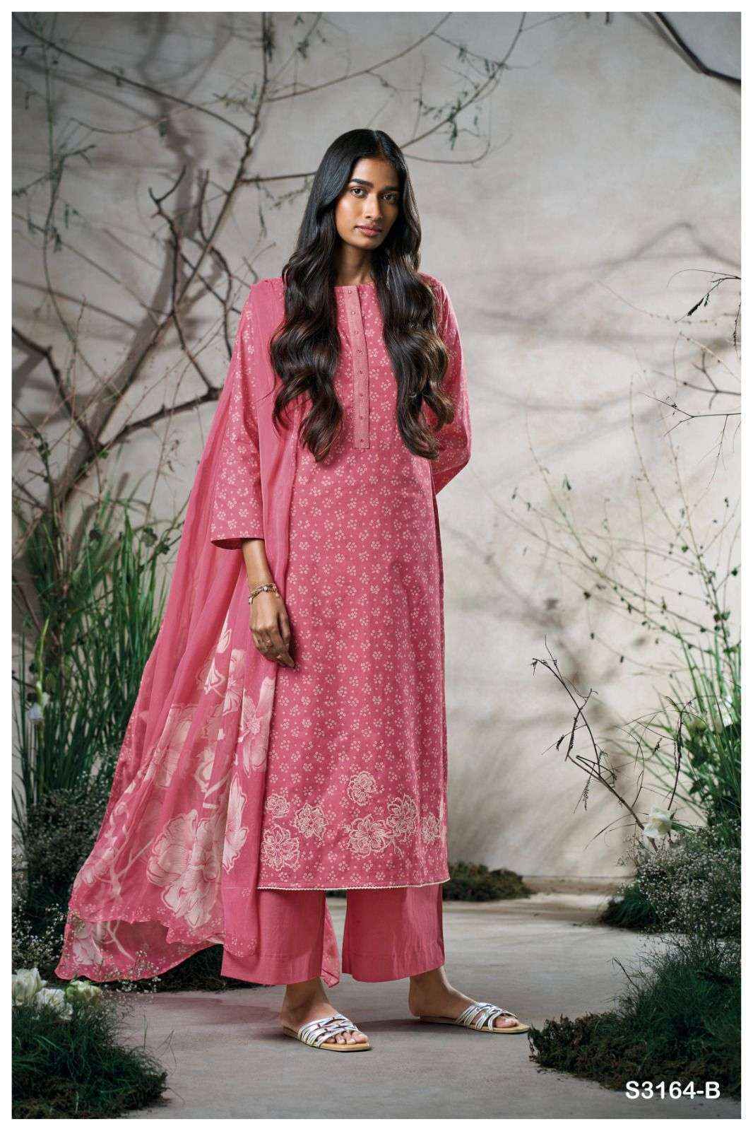 Ganga Arisha 3164 Cotton Salwar Kameez Wholesale Price ( 4 Pcs Catalog )