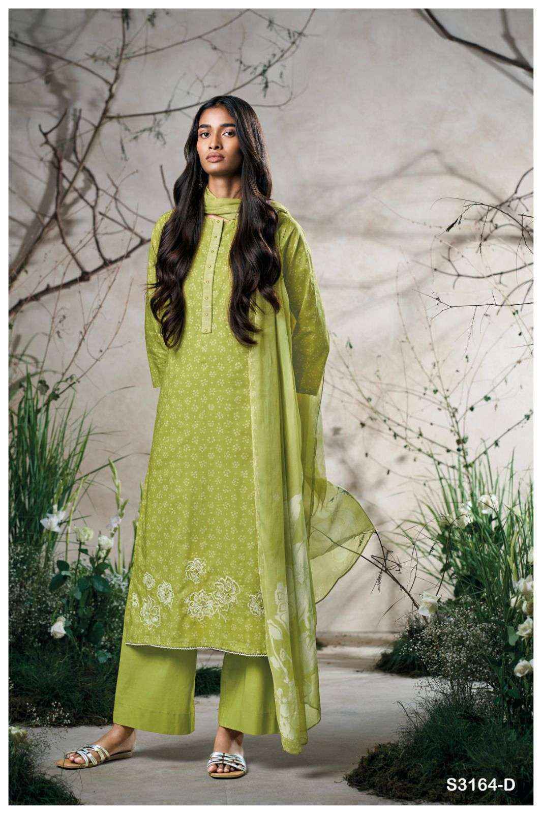 Ganga Arisha 3164 Cotton Salwar Kameez Wholesale Price ( 4 Pcs Catalog )