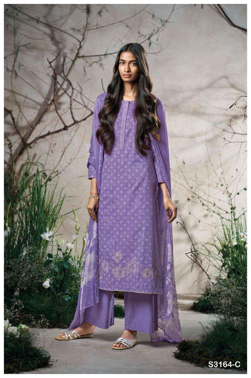 Ganga Arisha 3164 Cotton Salwar Kameez Wholesale Price ( 4 Pcs Catalog )