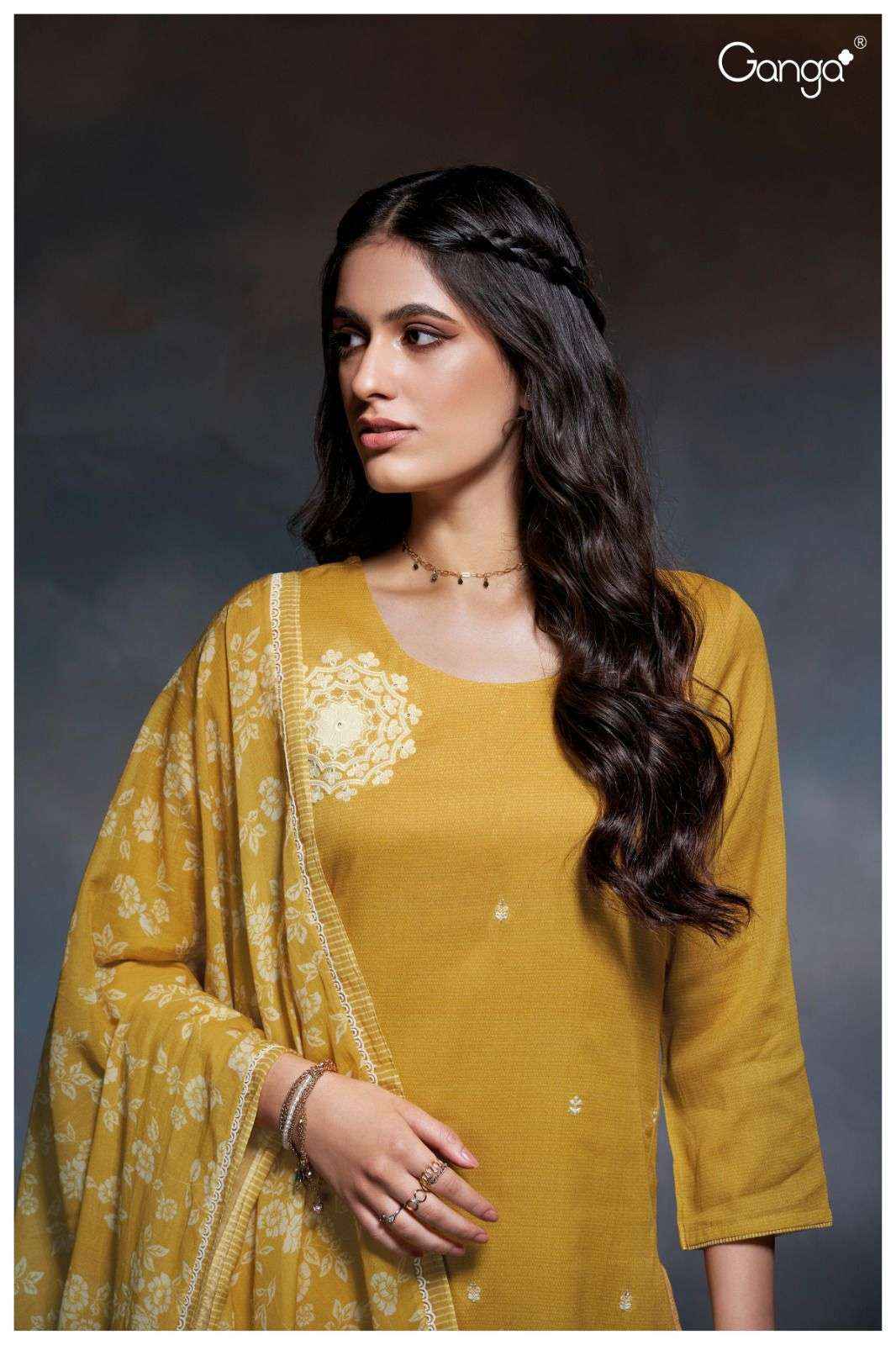 Ganga Fashion Maren 2763 Fancy Cotton Premium Design Suit Salwar Kameez Wholesale Price ( 4 Pcs Catalog )