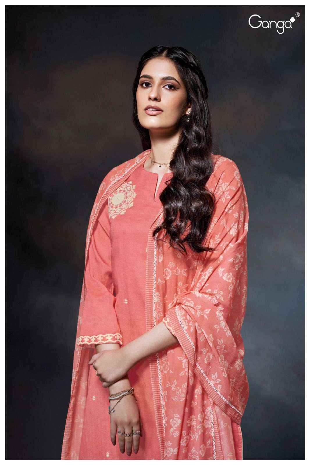 Ganga Fashion Maren 2763 Fancy Cotton Premium Design Suit Salwar Kameez Wholesale Price ( 4 Pcs Catalog )