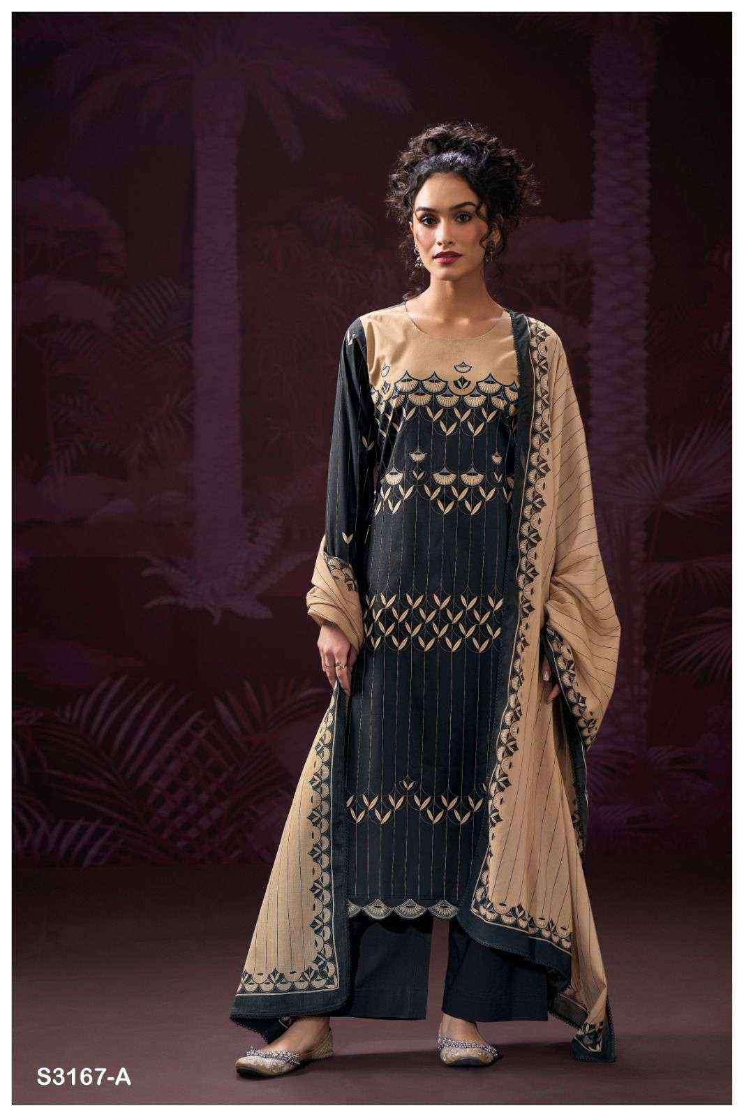 Ganga Sagnika 3167 Cotton Salwar Kameez Wholesale Price ( 6 Pcs Catalog )