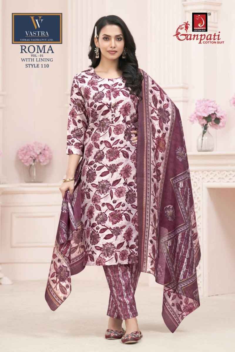 Ganpati Roma Vol 1 Readymade Mexican Silk Wholesale Price ( 15 Pcs Catalog )