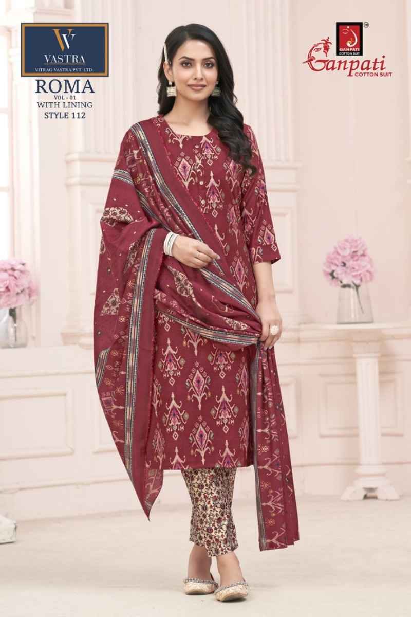 Ganpati Roma Vol 1 Readymade Mexican Silk Wholesale Price ( 15 Pcs Catalog )