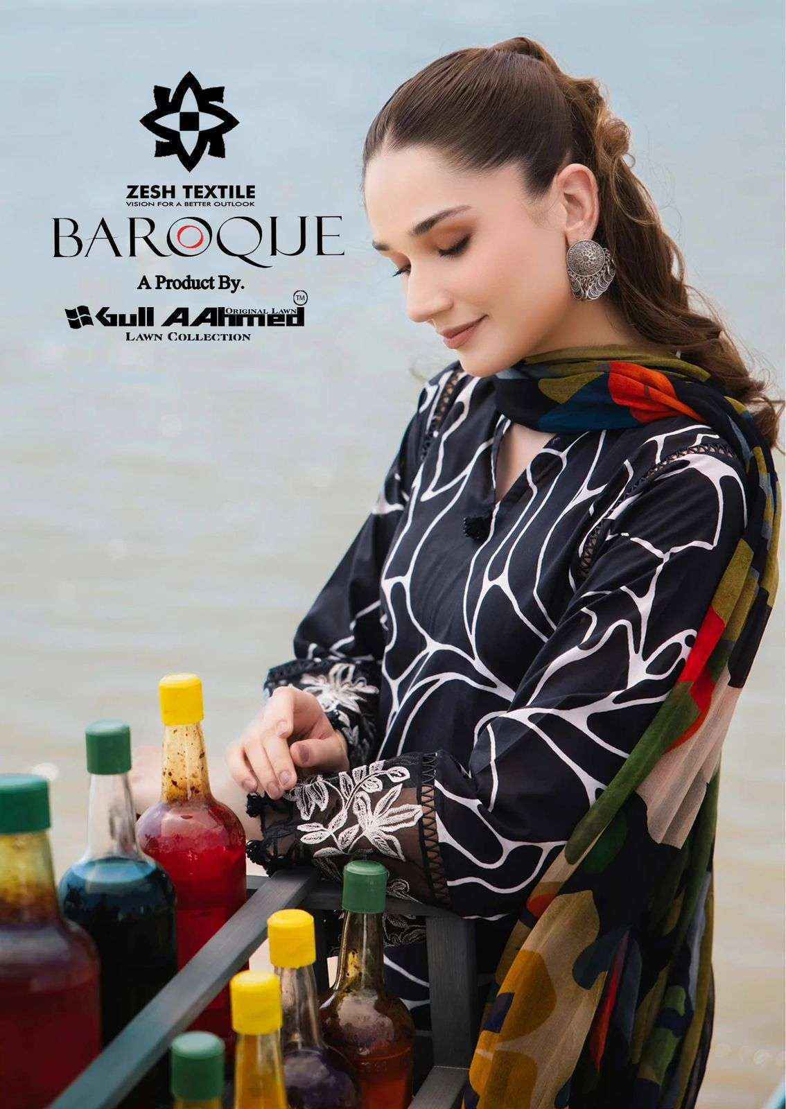 Gull Aahmed Baroque Pakistani Salwar Suits Wholesale Price ( 6 pcs Catalogue )
