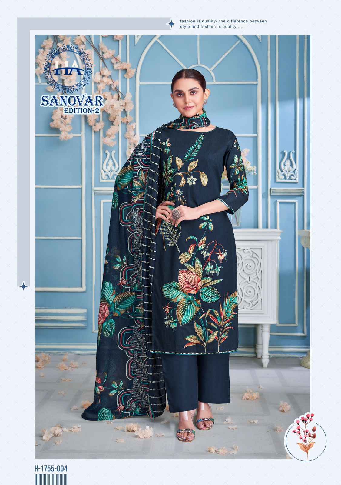 Harshit Fashion Sanovar Edition 2 Wholesale Zam Cotton Salwar Suits ( 6 pcs Catalogue )