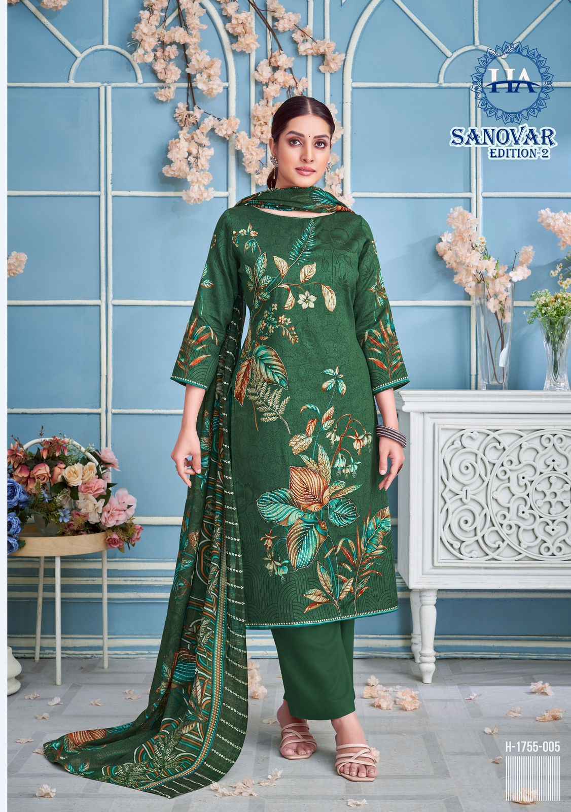 Harshit Fashion Sanovar Edition 2 Wholesale Zam Cotton Salwar Suits ( 6 pcs Catalogue )