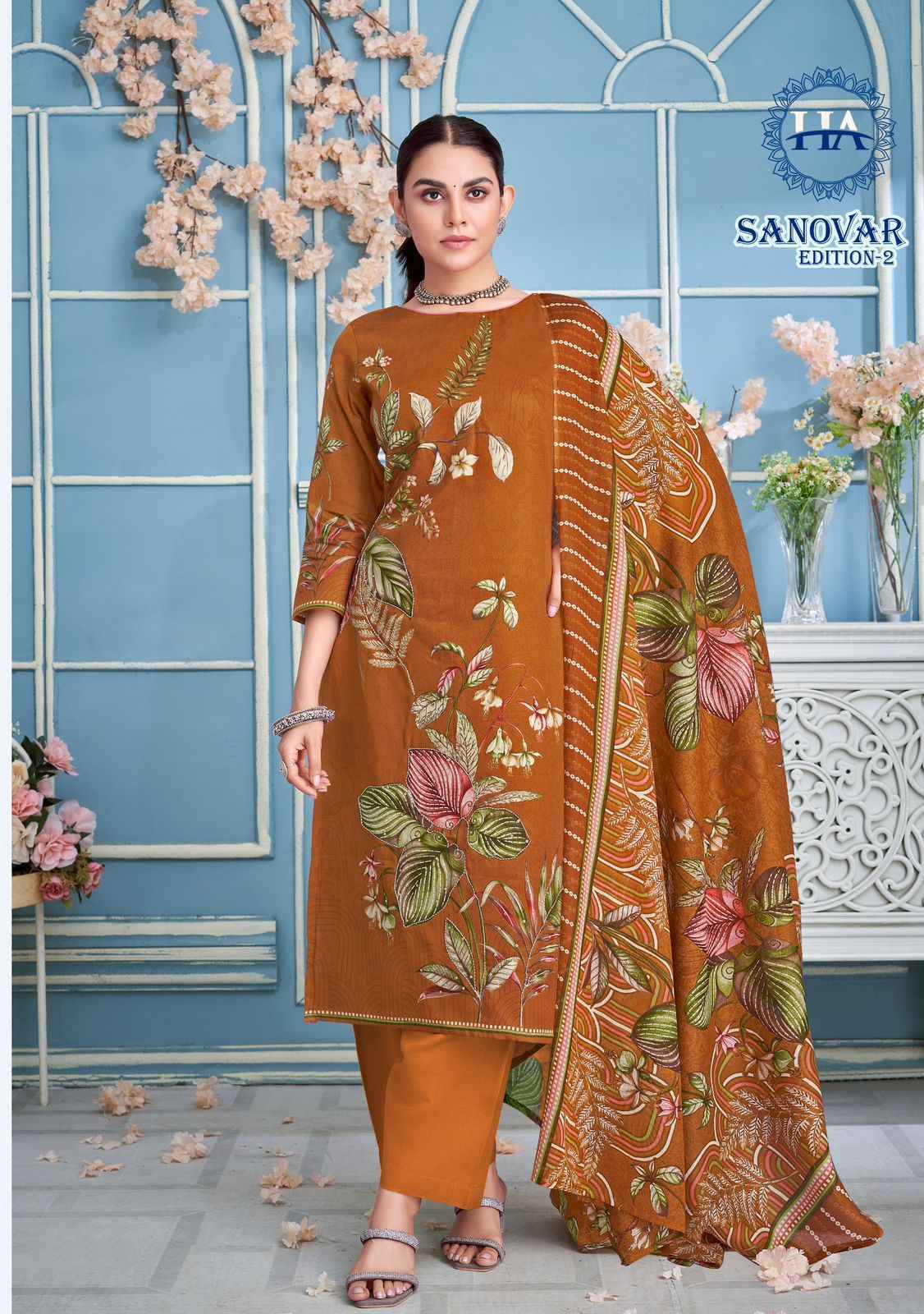 Harshit Fashion Sanovar Edition 2 Wholesale Zam Cotton Salwar Suits ( 6 pcs Catalogue )