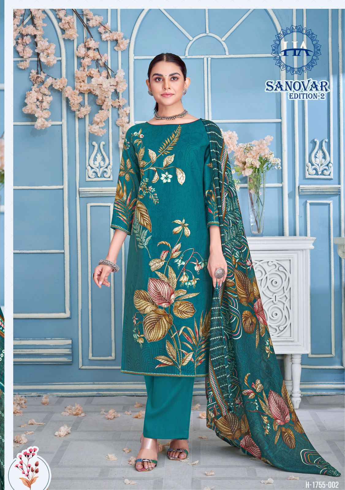Harshit Fashion Sanovar Edition 2 Wholesale Zam Cotton Salwar Suits ( 6 pcs Catalogue )