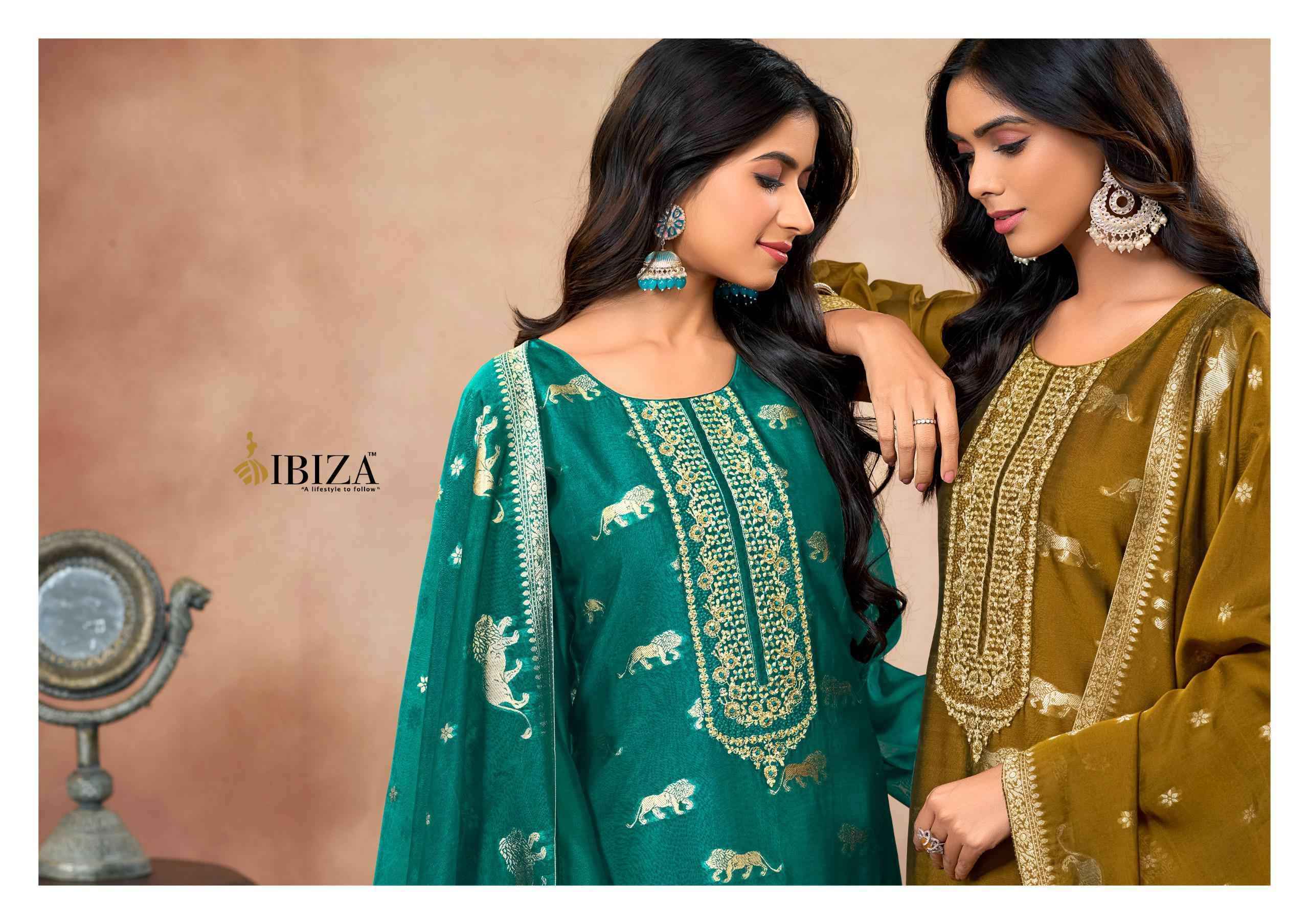 Ibiza Gehna Partywear Style Banglory Silk Suit Salwar Kameez Wholesale Price ( 4 Pcs Catalog )