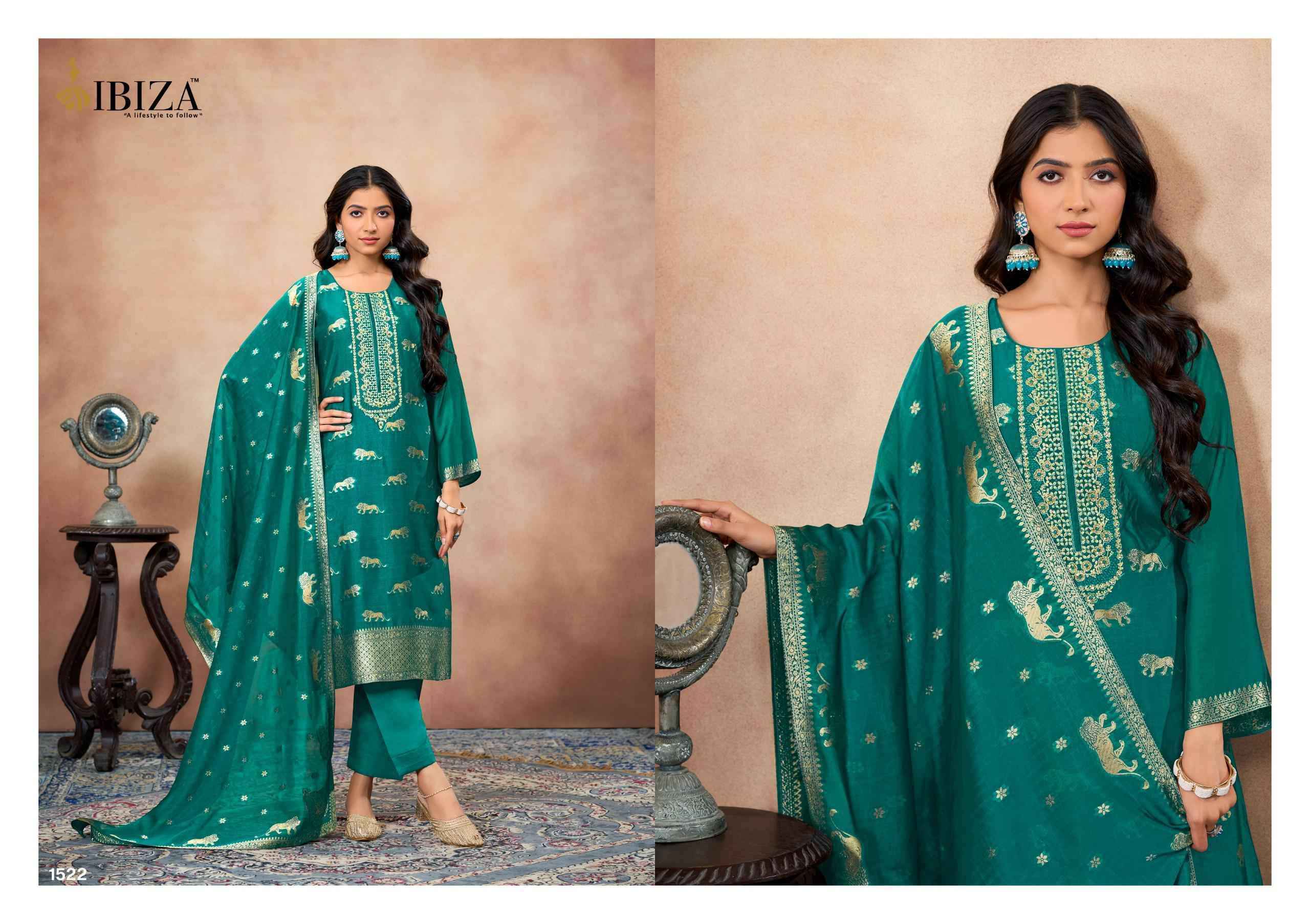 Ibiza Gehna Partywear Style Banglory Silk Suit Salwar Kameez Wholesale Price ( 4 Pcs Catalog )