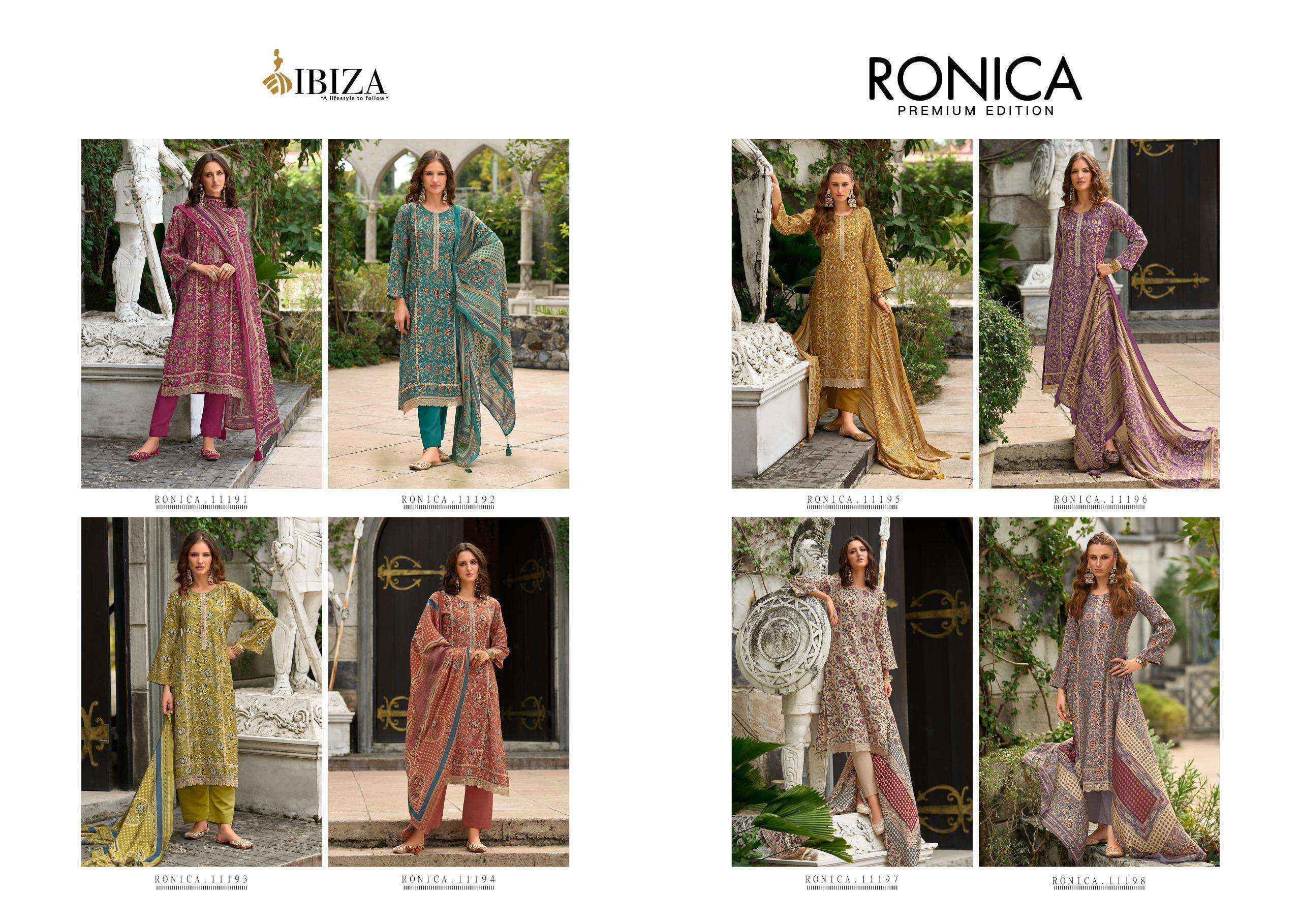 Ibiza Ronica Viscouse Salwar Kameez Wholesale Price ( 8 Pcs Catalog )