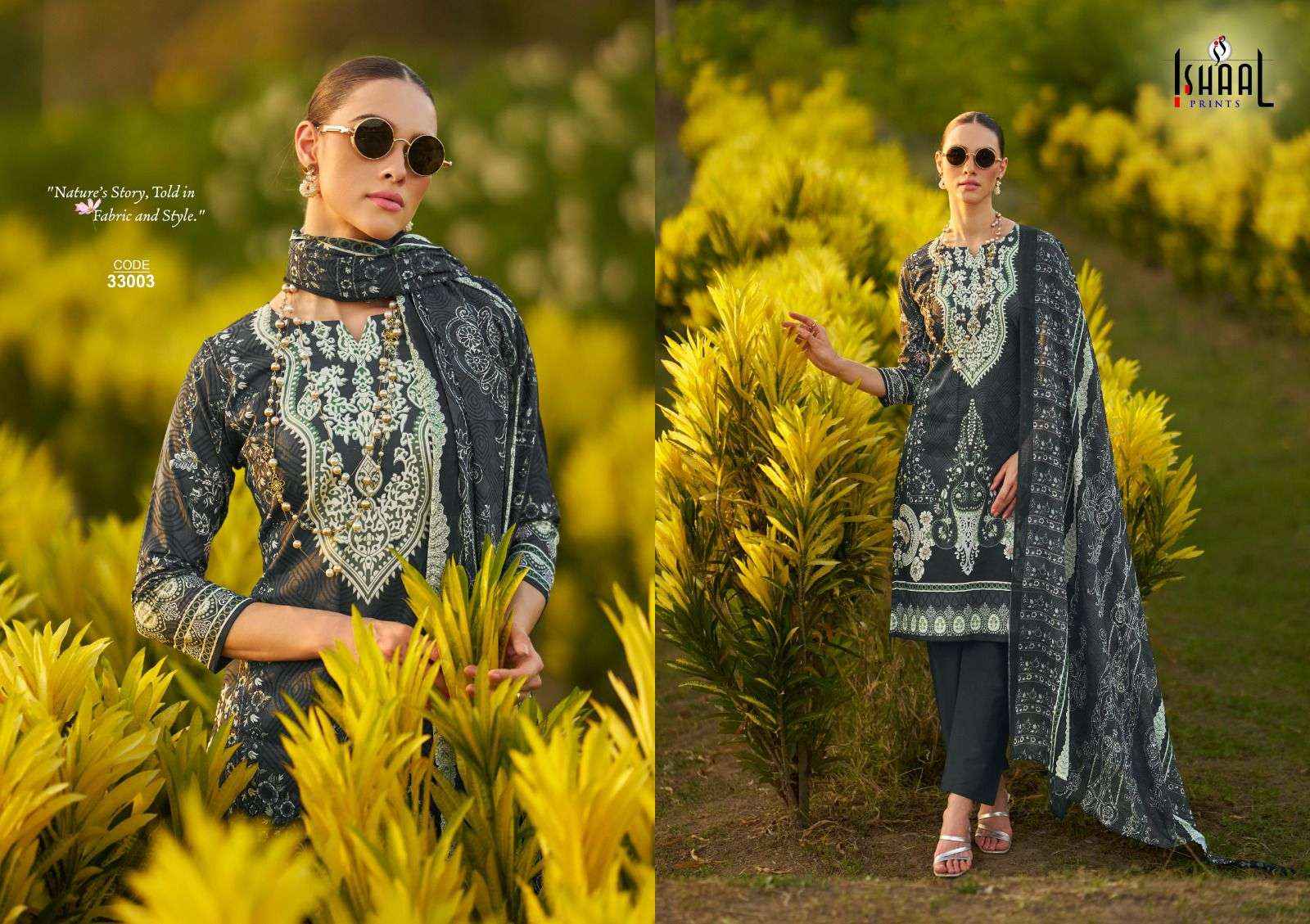 ISHAAL GULMOHAR VOL 33 WHOLESALE LAWN SALWAR KAMEEZ ( 10 PCS CATALOG )