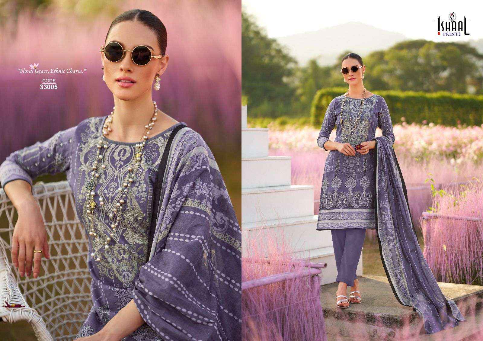 ISHAAL GULMOHAR VOL 33 WHOLESALE LAWN SALWAR KAMEEZ ( 10 PCS CATALOG )