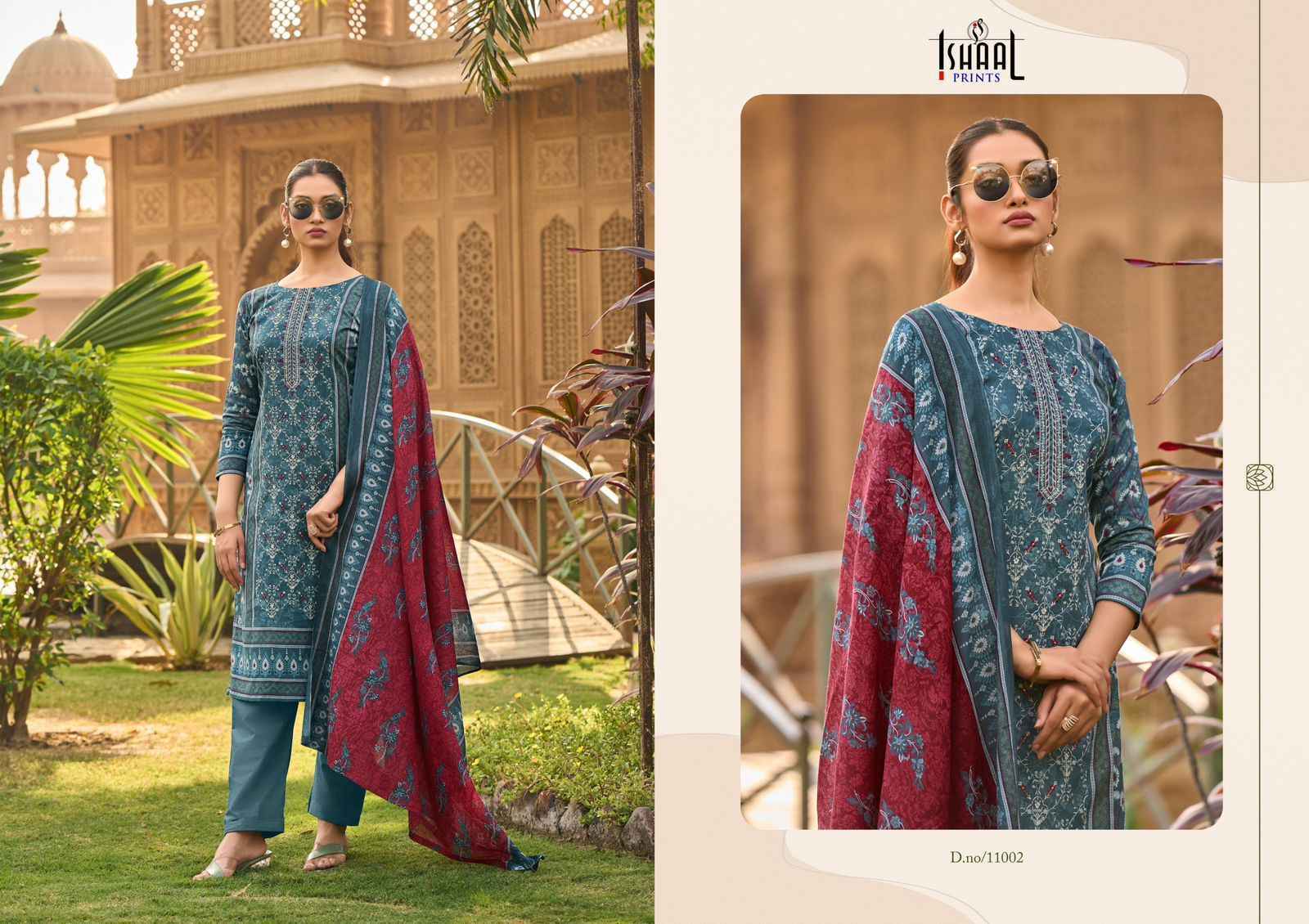 Ishaal Prints Embroidered Vol 11 Wholesale Lawn Cotton Salwar Suits ( 10 pcs Catalogue )