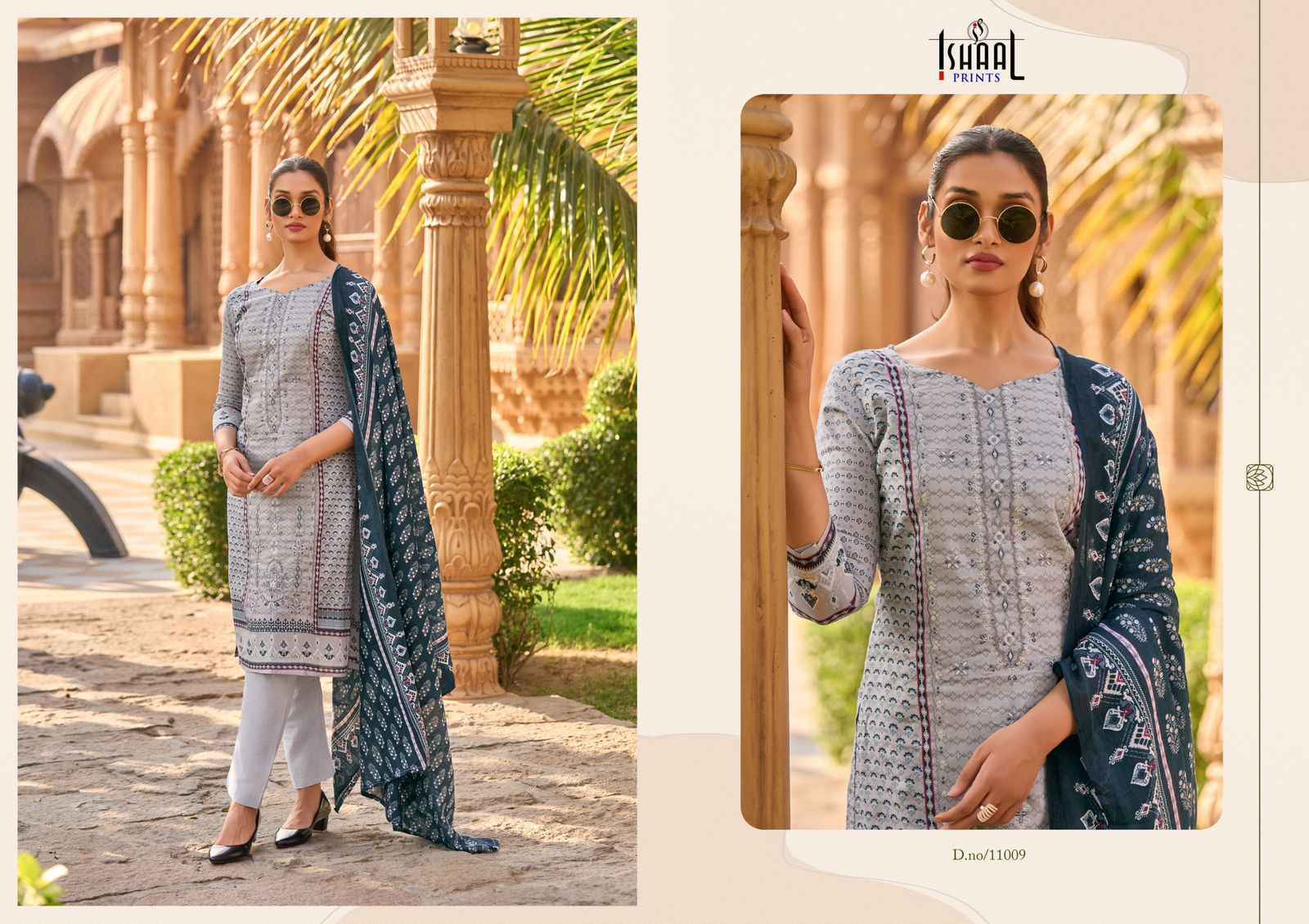 Ishaal Prints Embroidered Vol 11 Wholesale Lawn Cotton Salwar Suits ( 10 pcs Catalogue )