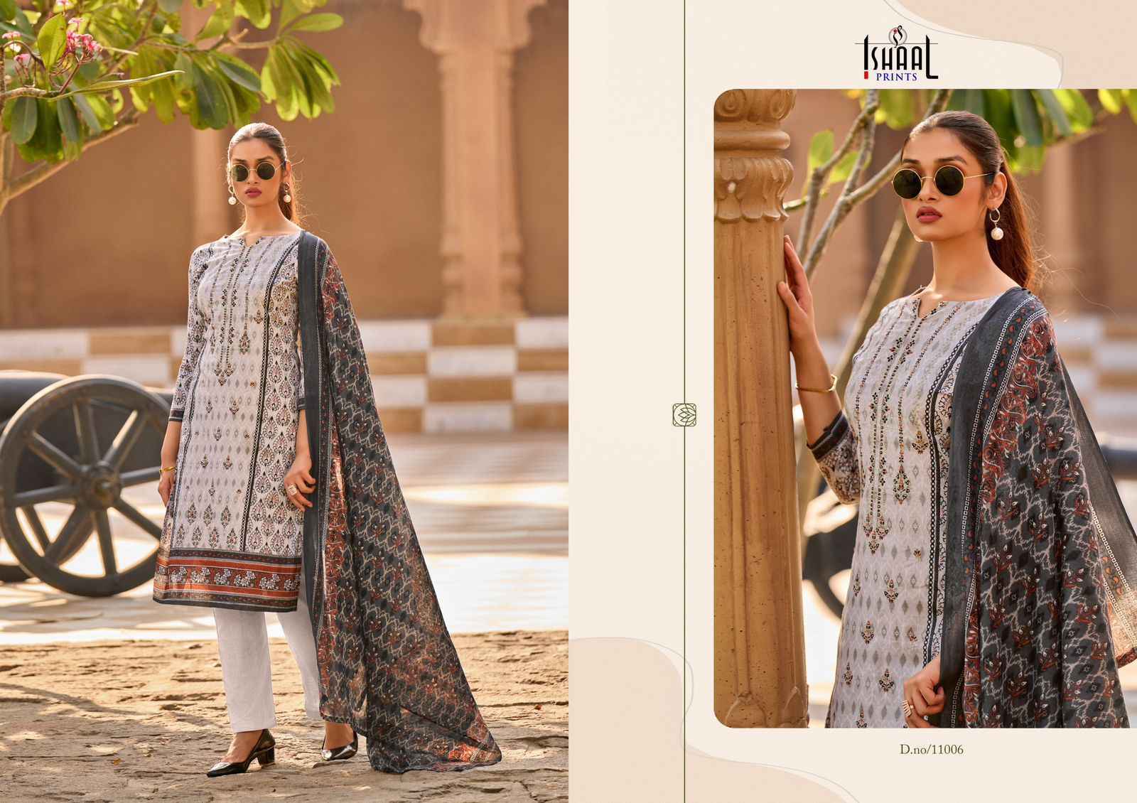 Ishaal Prints Embroidered Vol 11 Wholesale Lawn Cotton Salwar Suits ( 10 pcs Catalogue )