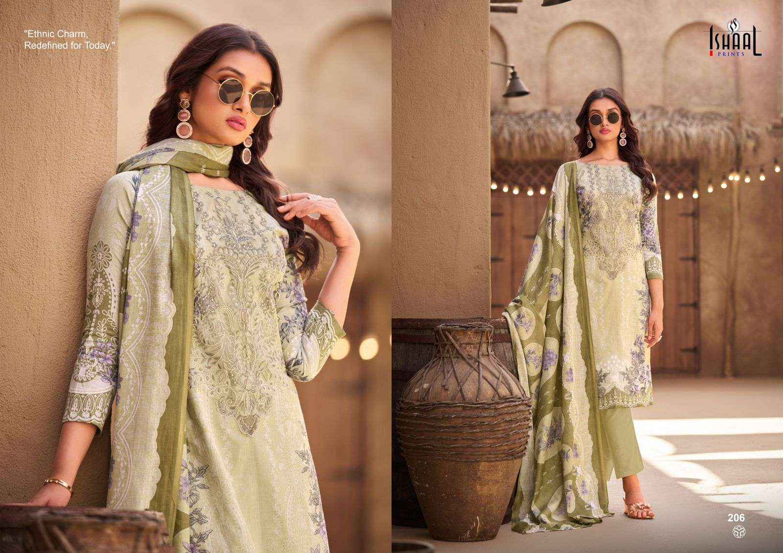 ISHAAL PRINTS MARIA VOL 2 LAWN COTTON FANCY SUIT WHOLESALE PRICE ( 8 PCS CATALOG )