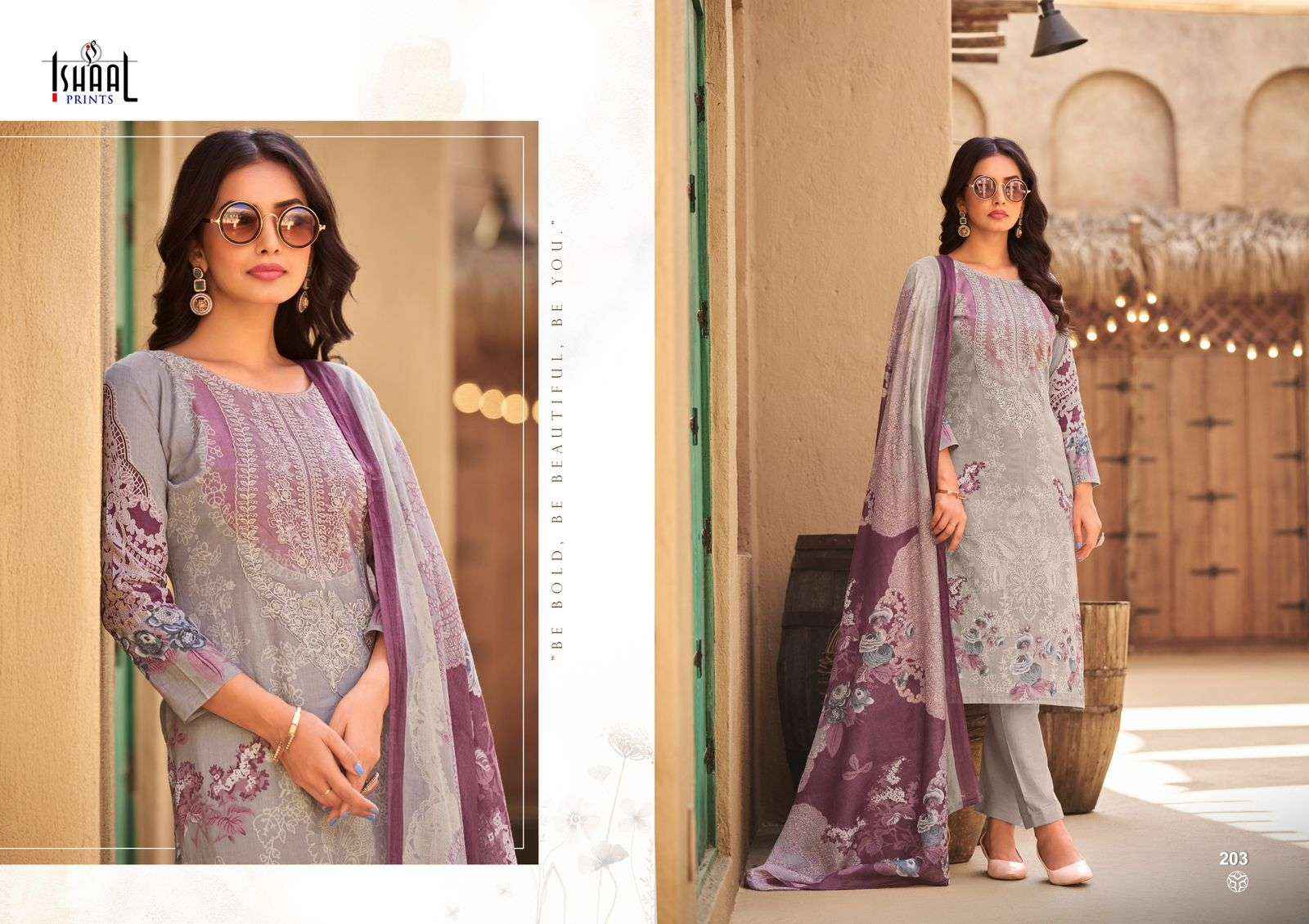 ISHAAL PRINTS MARIA VOL 2 LAWN COTTON FANCY SUIT WHOLESALE PRICE ( 8 PCS CATALOG )