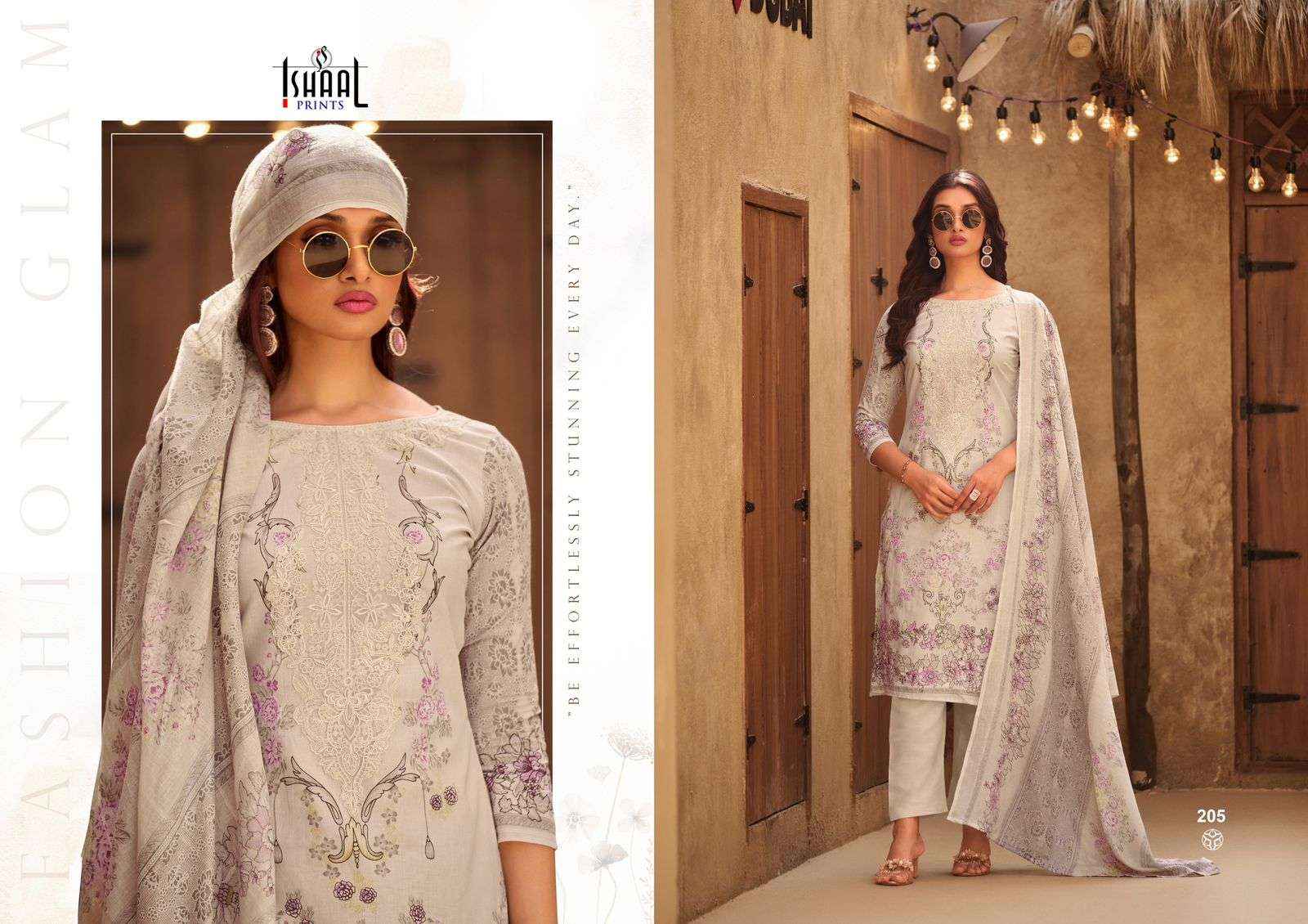 ISHAAL PRINTS MARIA VOL 2 LAWN COTTON FANCY SUIT WHOLESALE PRICE ( 8 PCS CATALOG )