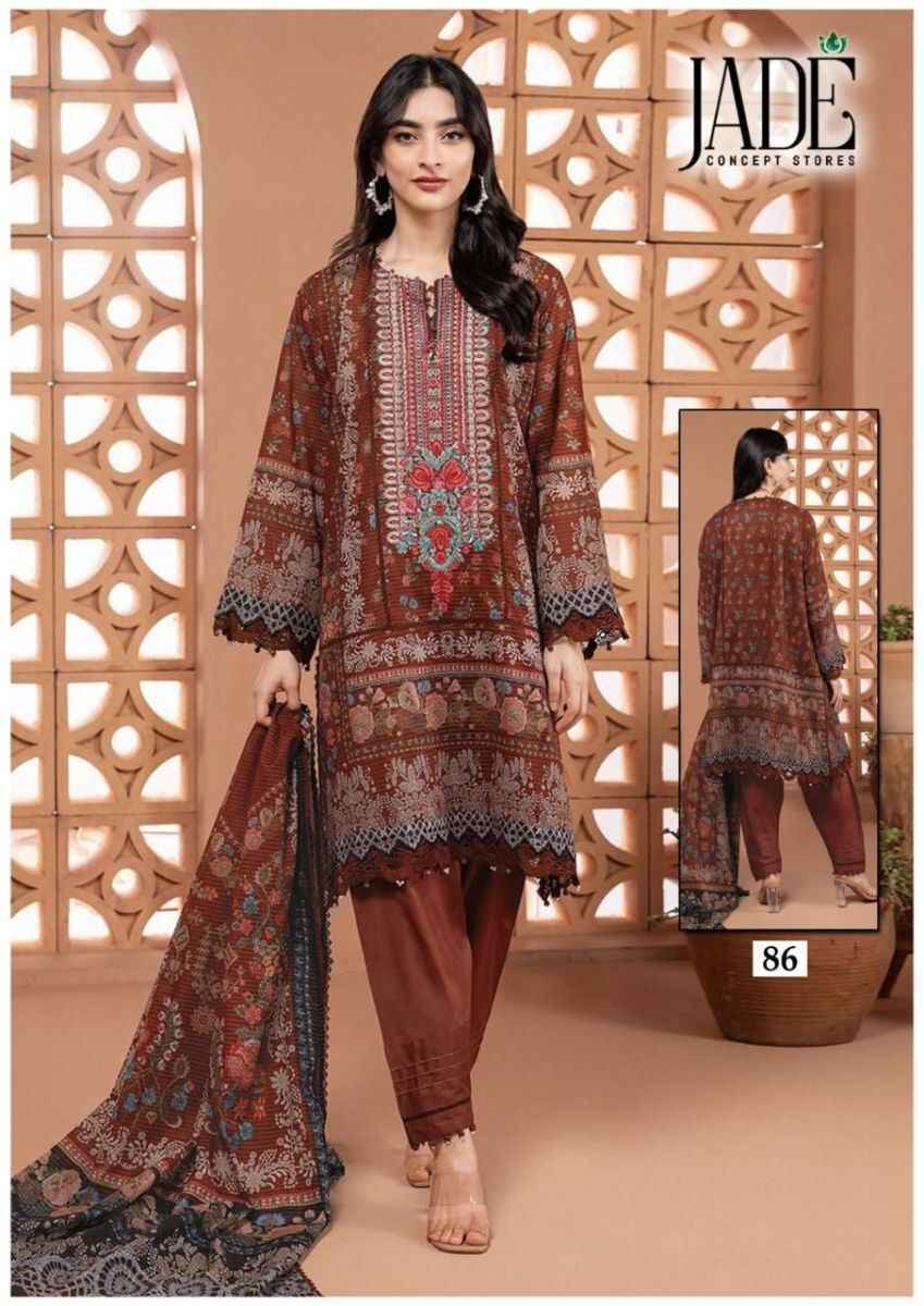 Jade Chevron Vol 9 wholesale Lawn Cotton Readymade Suits ( 6 Pc Catalog )