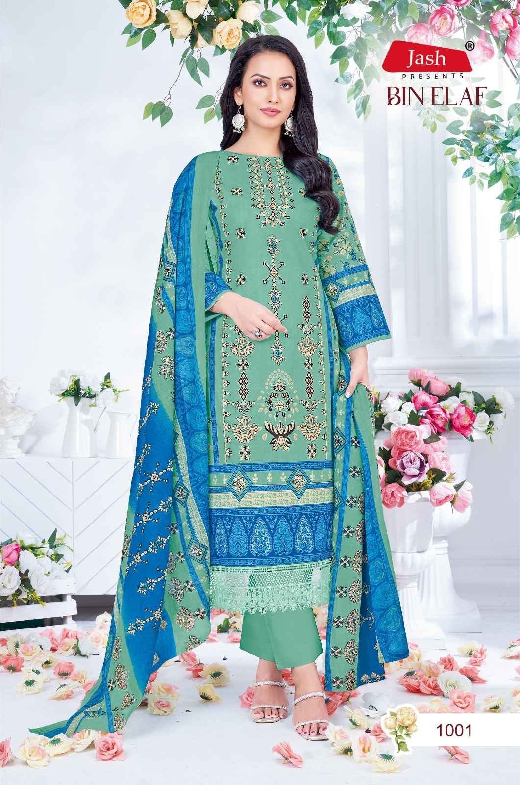 Jash Bin Elaf Vol 1 Wholesale Cotton Pakistani Salwar Kameez ( 10 Pcs Catalogue )