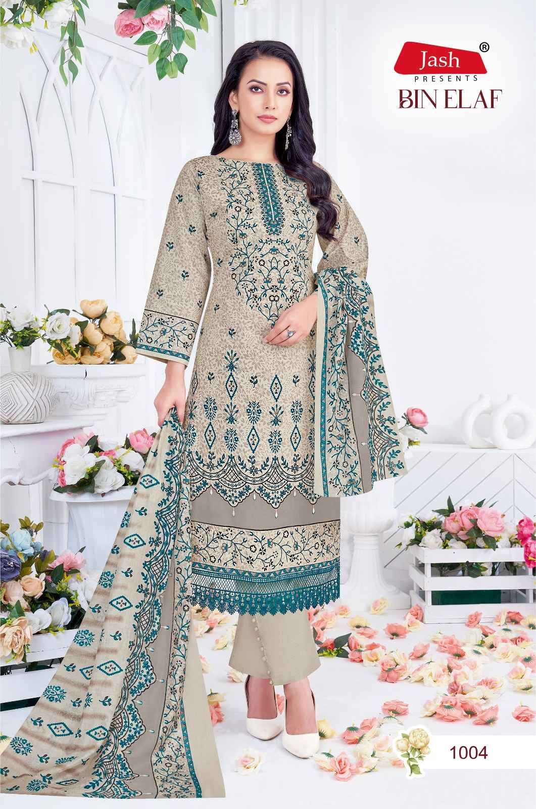 Jash Bin Elaf Vol 1 Wholesale Cotton Pakistani Salwar Kameez ( 10 Pcs Catalogue )