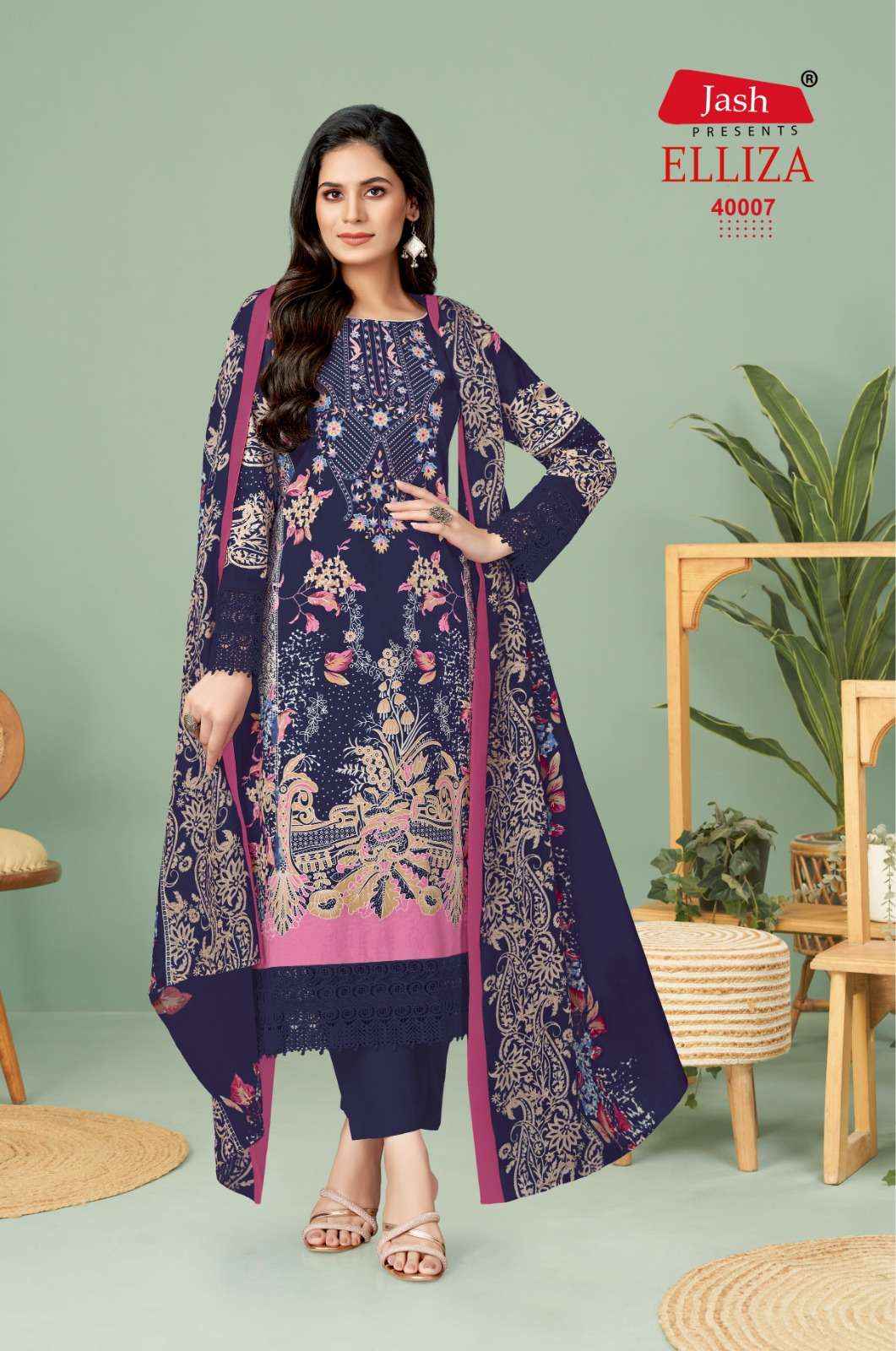 JASH ELLIZA VOL 40 COTTON DIGITAL PRINT SALWAR KAMEEZ WHOLESALE PRICE ( 10 PCS CATALOG )