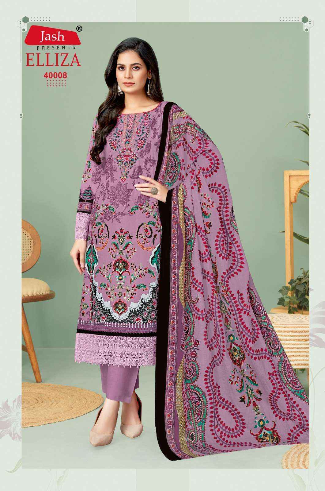 JASH ELLIZA VOL 40 COTTON DIGITAL PRINT SALWAR KAMEEZ WHOLESALE PRICE ( 10 PCS CATALOG )