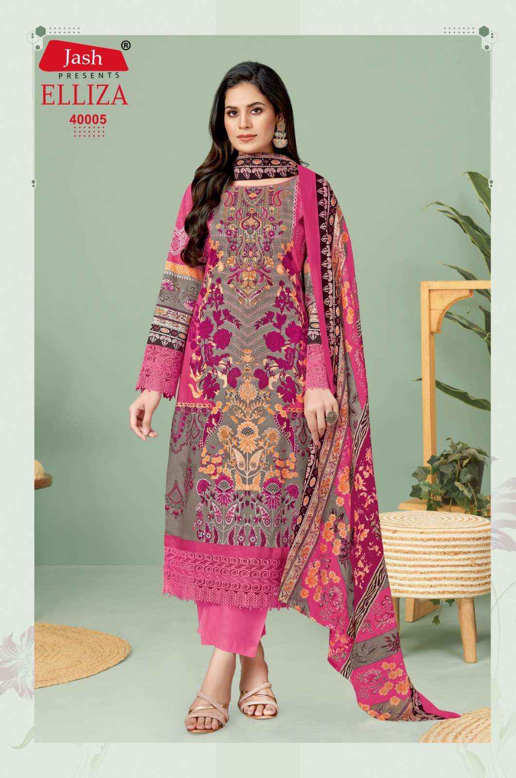 JASH ELLIZA VOL 40 COTTON DIGITAL PRINT SALWAR KAMEEZ WHOLESALE PRICE ( 10 PCS CATALOG )