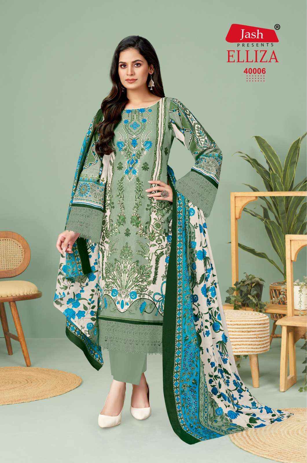 JASH ELLIZA VOL 40 COTTON DIGITAL PRINT SALWAR KAMEEZ WHOLESALE PRICE ( 10 PCS CATALOG )