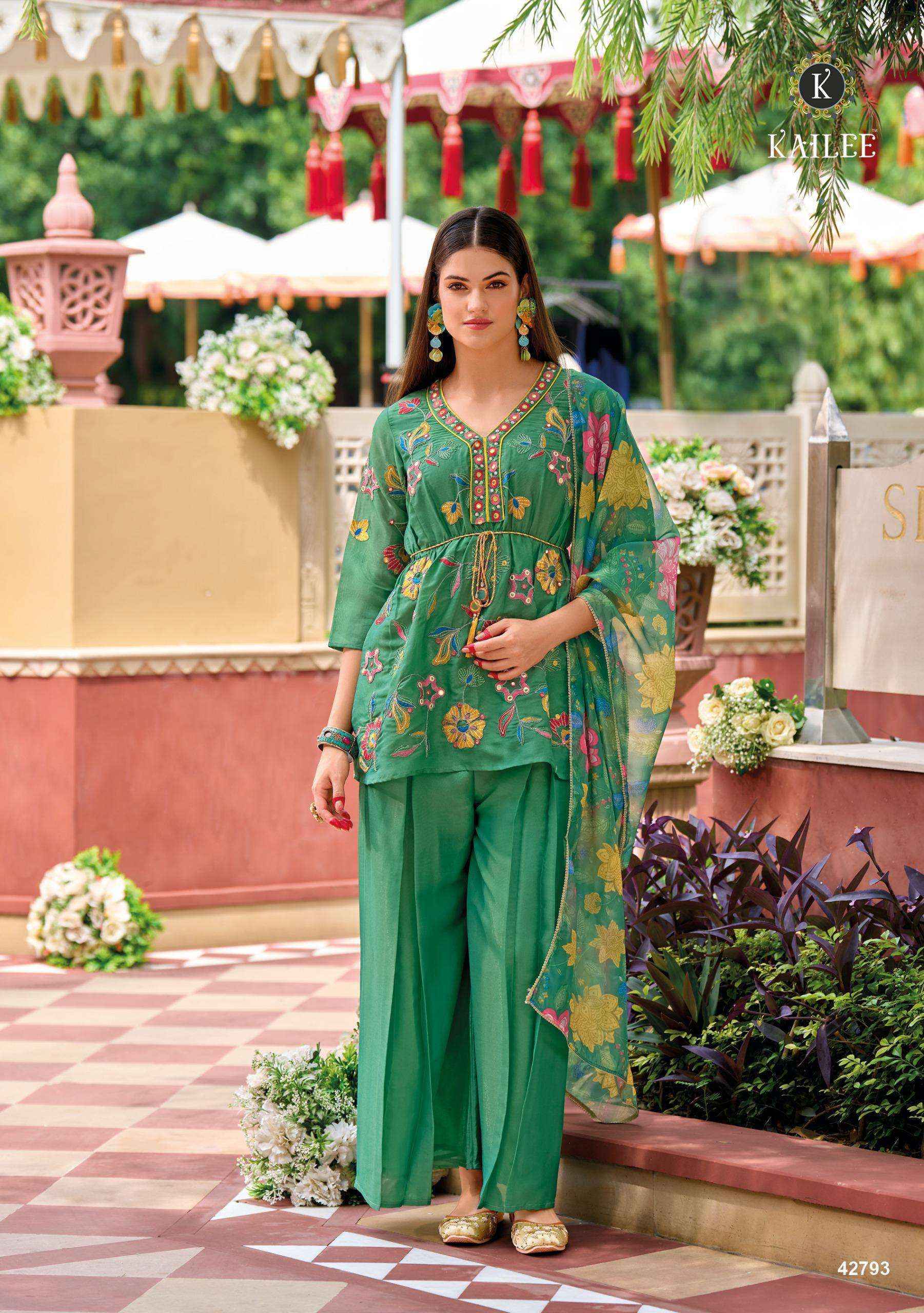 Kailee Fashion Sinjhar Suits - Wholesale Readymade Viscouse Suits ( 4 pcs Catalogue )
