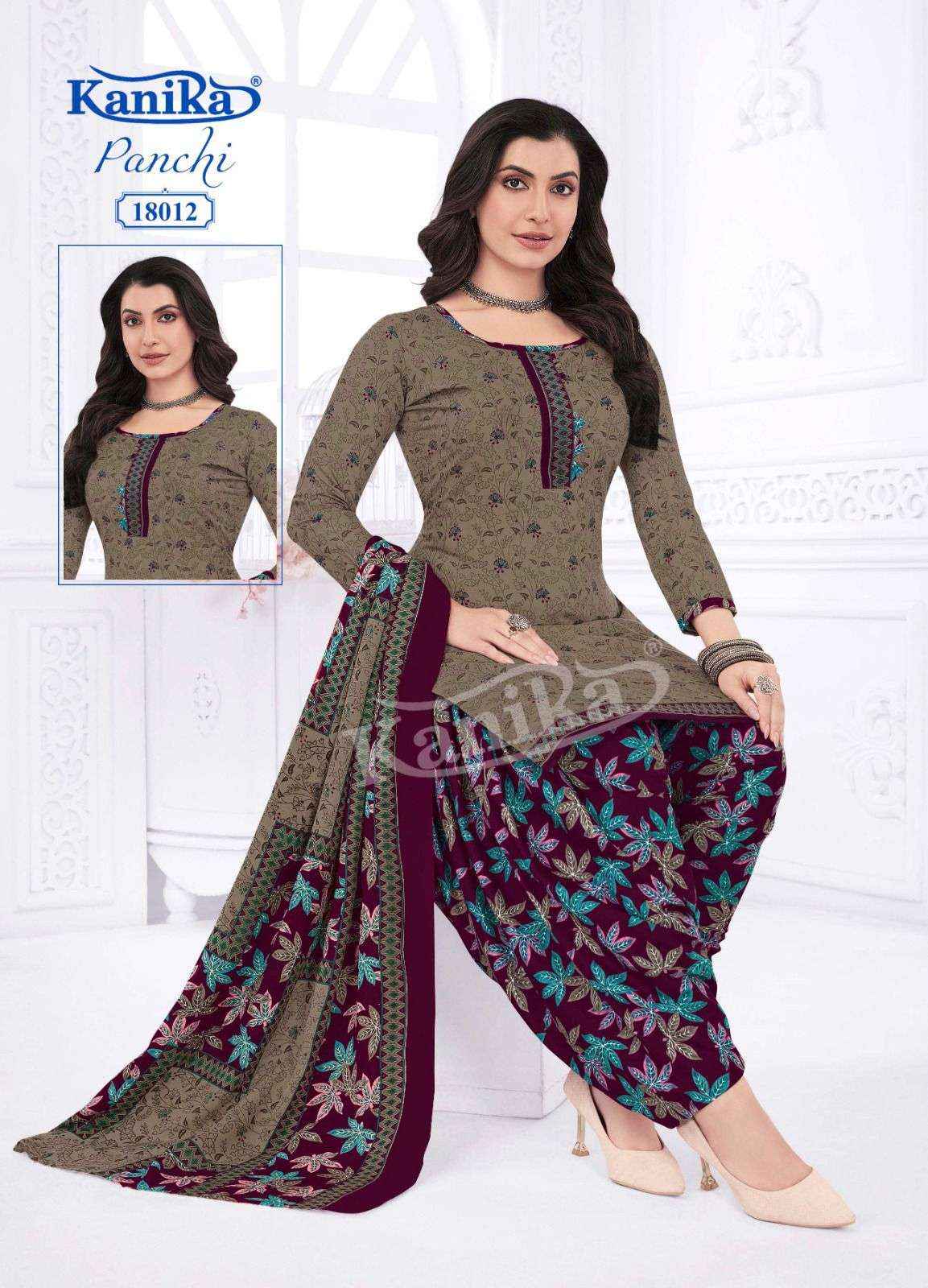 KANIKA PANCHI VOL 18 COTTON PATIYALA SALWAR SUIT ( 12 PCS CATALOGUE )