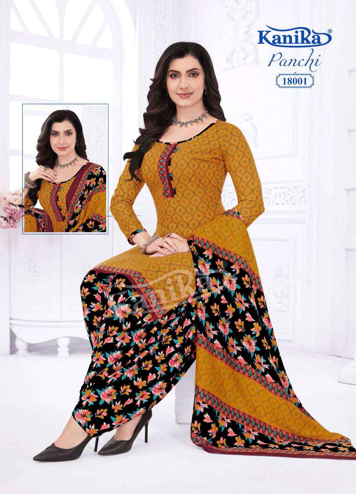 KANIKA PANCHI VOL 18 COTTON PATIYALA SALWAR SUIT ( 12 PCS CATALOGUE )