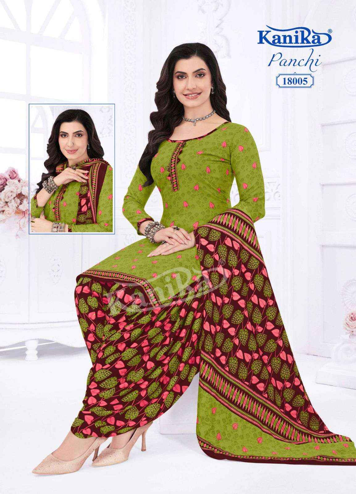 KANIKA PANCHI VOL 18 COTTON PATIYALA SALWAR SUIT ( 12 PCS CATALOGUE )