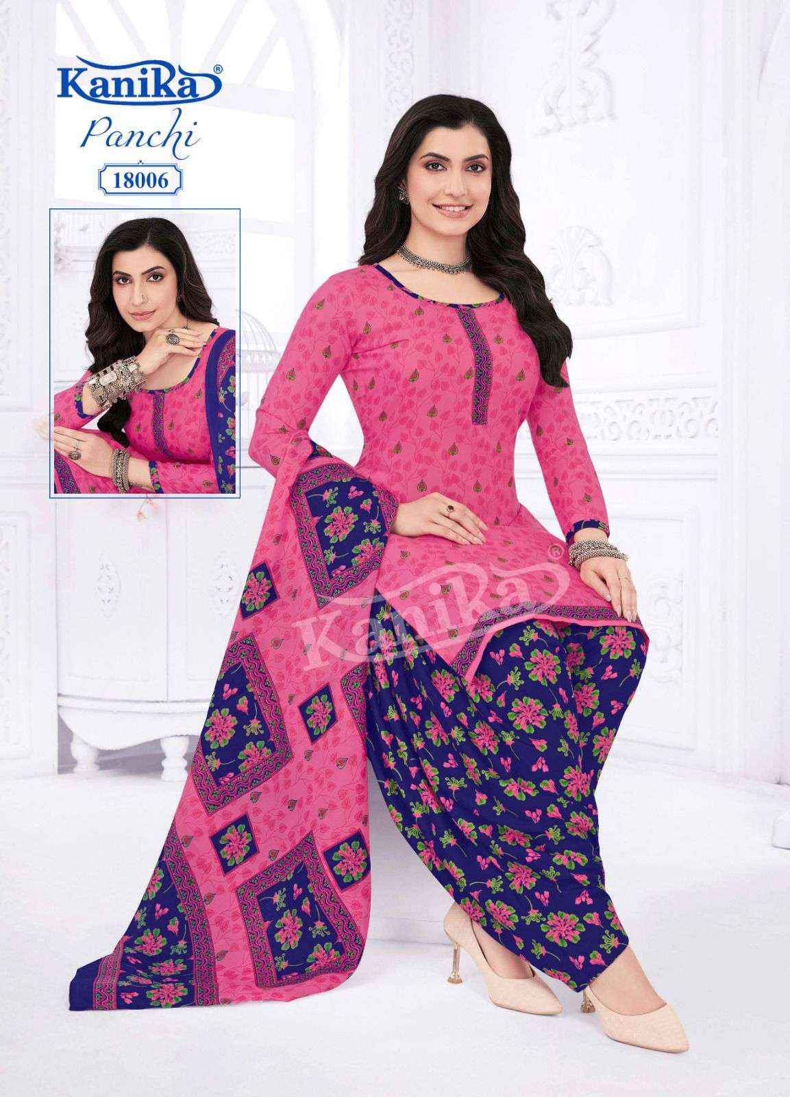 KANIKA PANCHI VOL 18 COTTON PATIYALA SALWAR SUIT ( 12 PCS CATALOGUE )